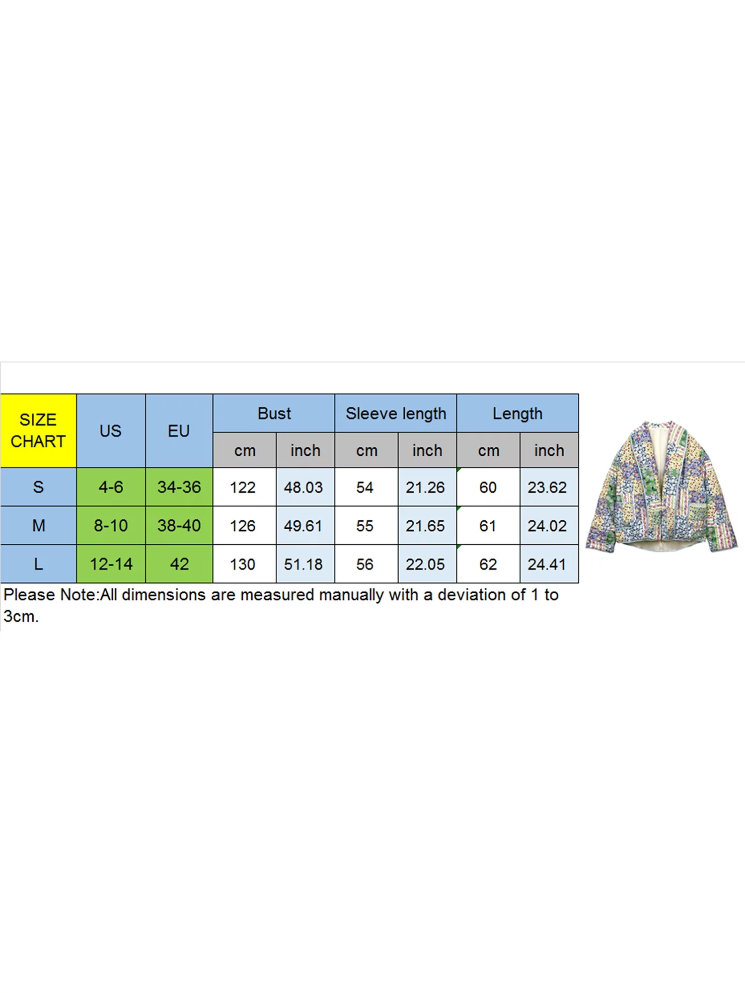 Sunisery Puffer Jacket Womens Winter Floral Baggy Zip Short Down Jacket Coats Lightweight Warm Quilted Jackets S/M/L