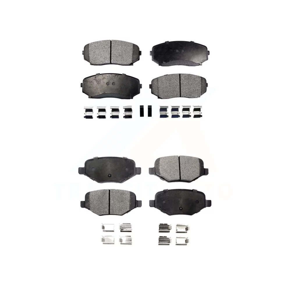 Positive Plus Front Rear Semi-Metallic Brake Pads Kit for Car Ford Edge Lincoln MKX KPF-100095