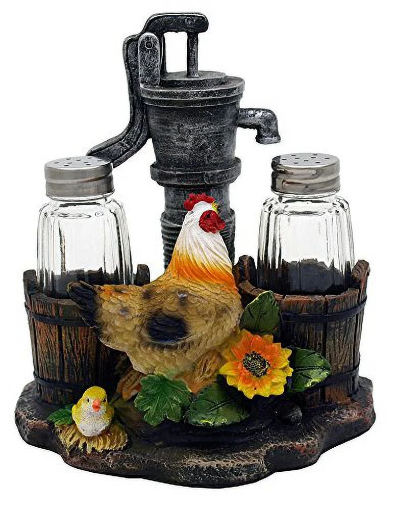 Rooster salt and pepper set