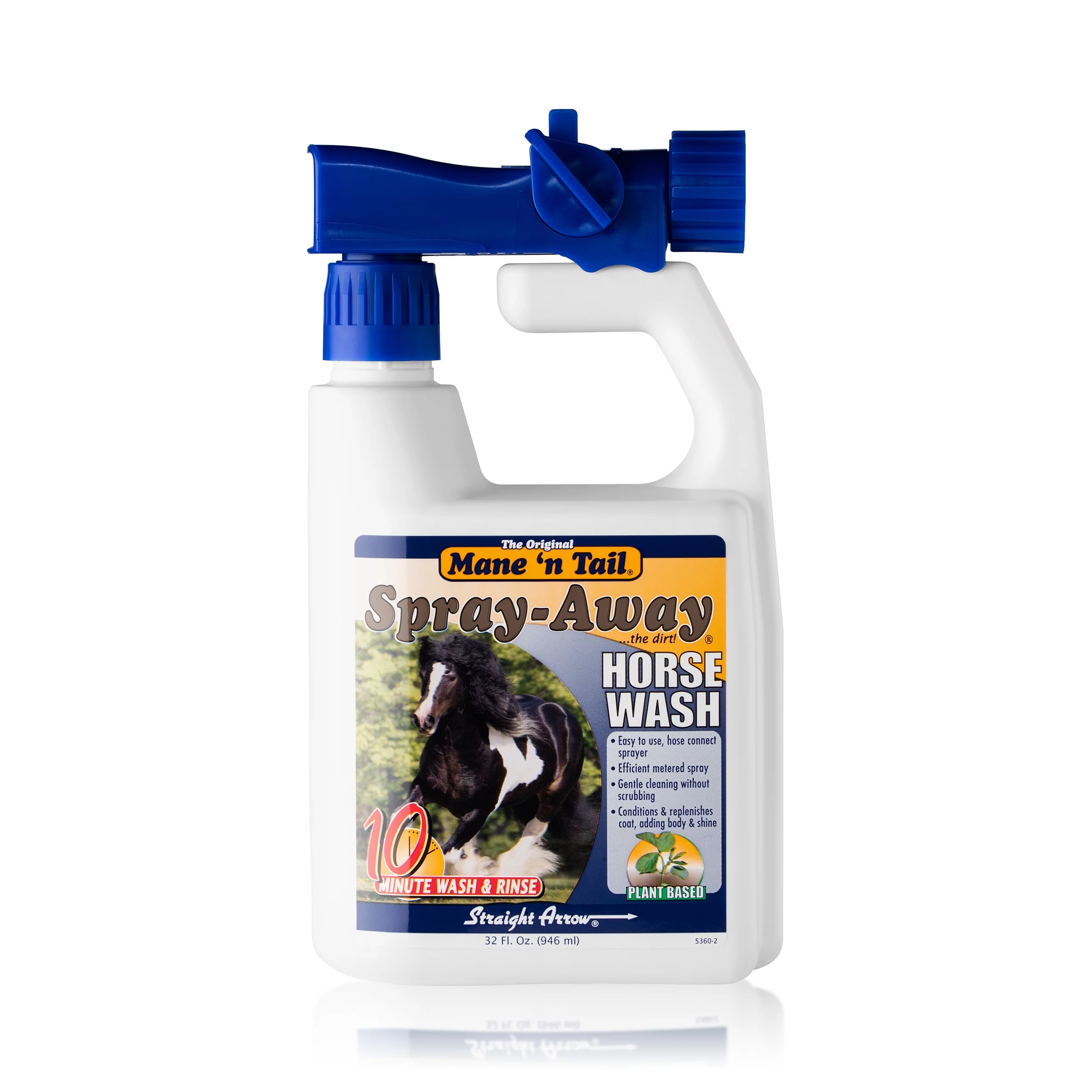 Mane 'n Tail: Spray-Away Plant Based Body Wash for Horses (32 Oz)