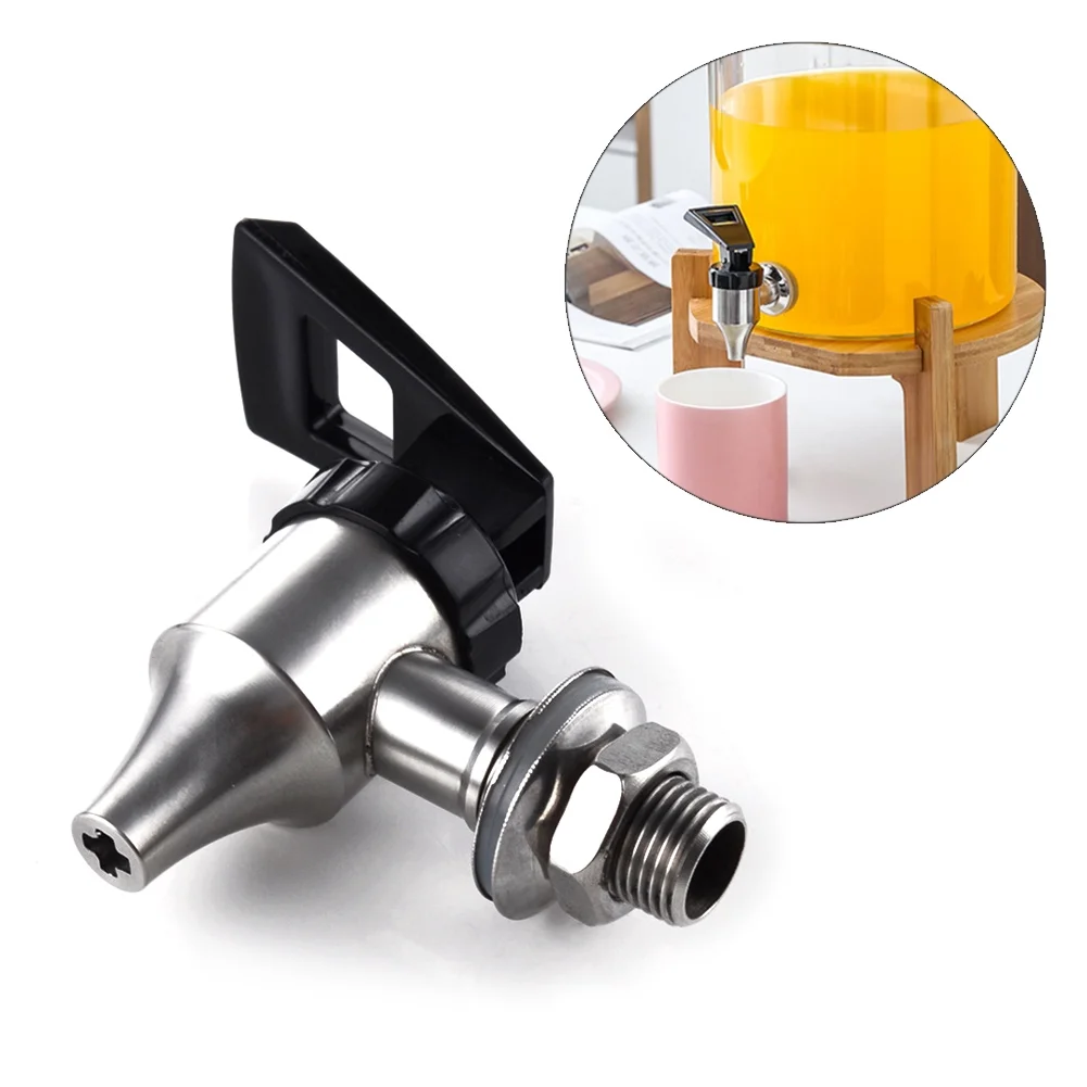 Beverage Dispenser Stainless Steel Spigot Dispenser for Jar Juice Cold Drink Wine Beer;Beverage Dispenser Stainless Steel Spigot Dispenser for Juice Wine
