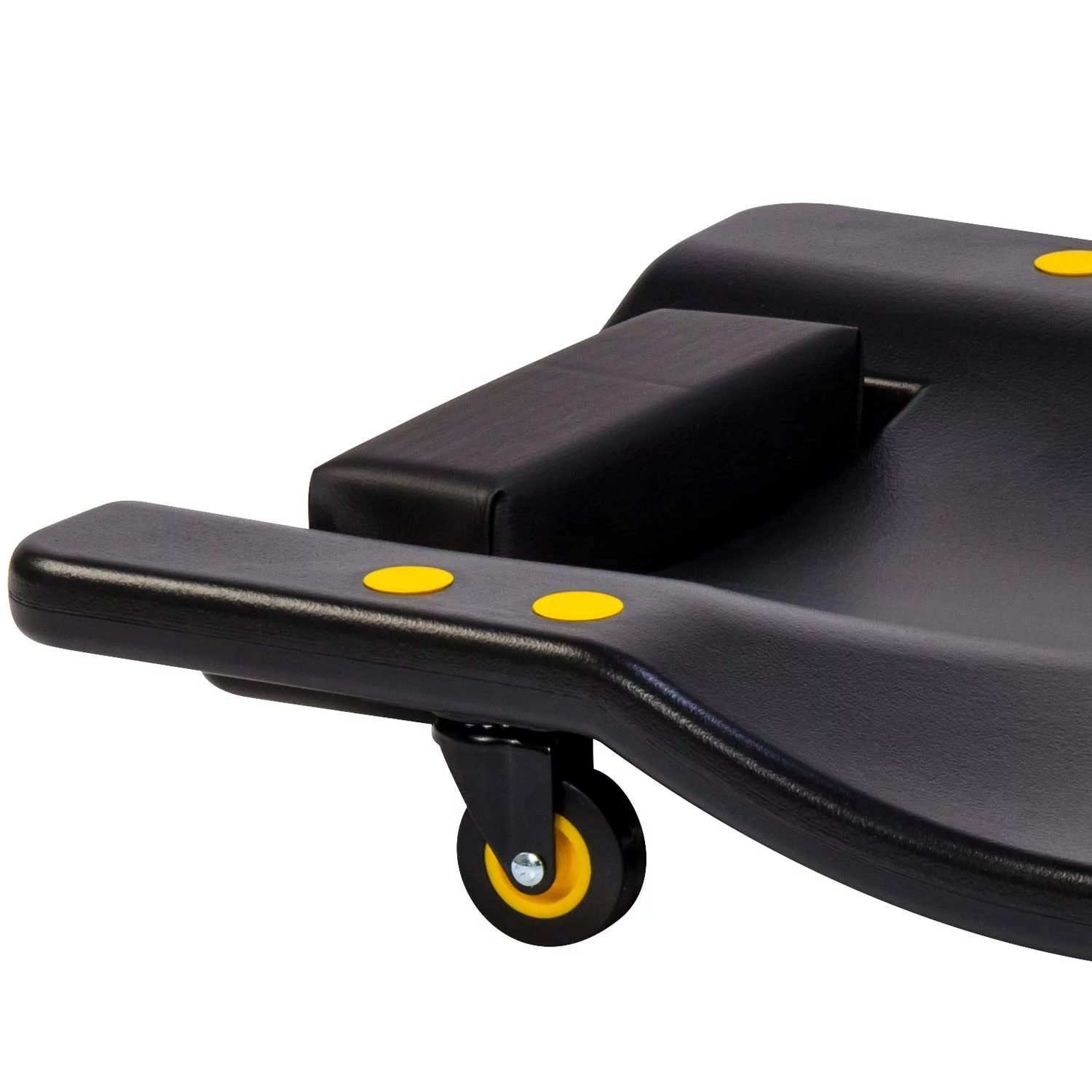 Omega 91900 36 In. 300 Pound Capacity Plastic Creeper with Swivel Casters, Black