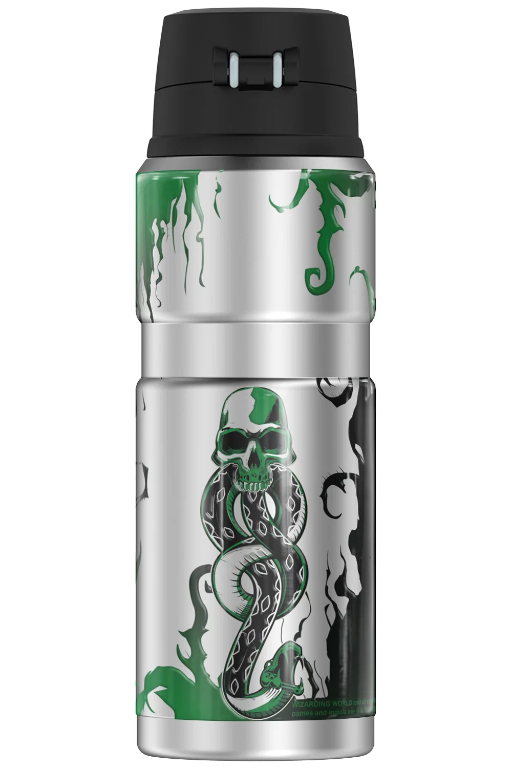 Harry Potter Death Eater Mark THERMOS STAINLESS KING Stainless Steel Drink Bottle, Vacuum insulated & Double Wall, 24oz
