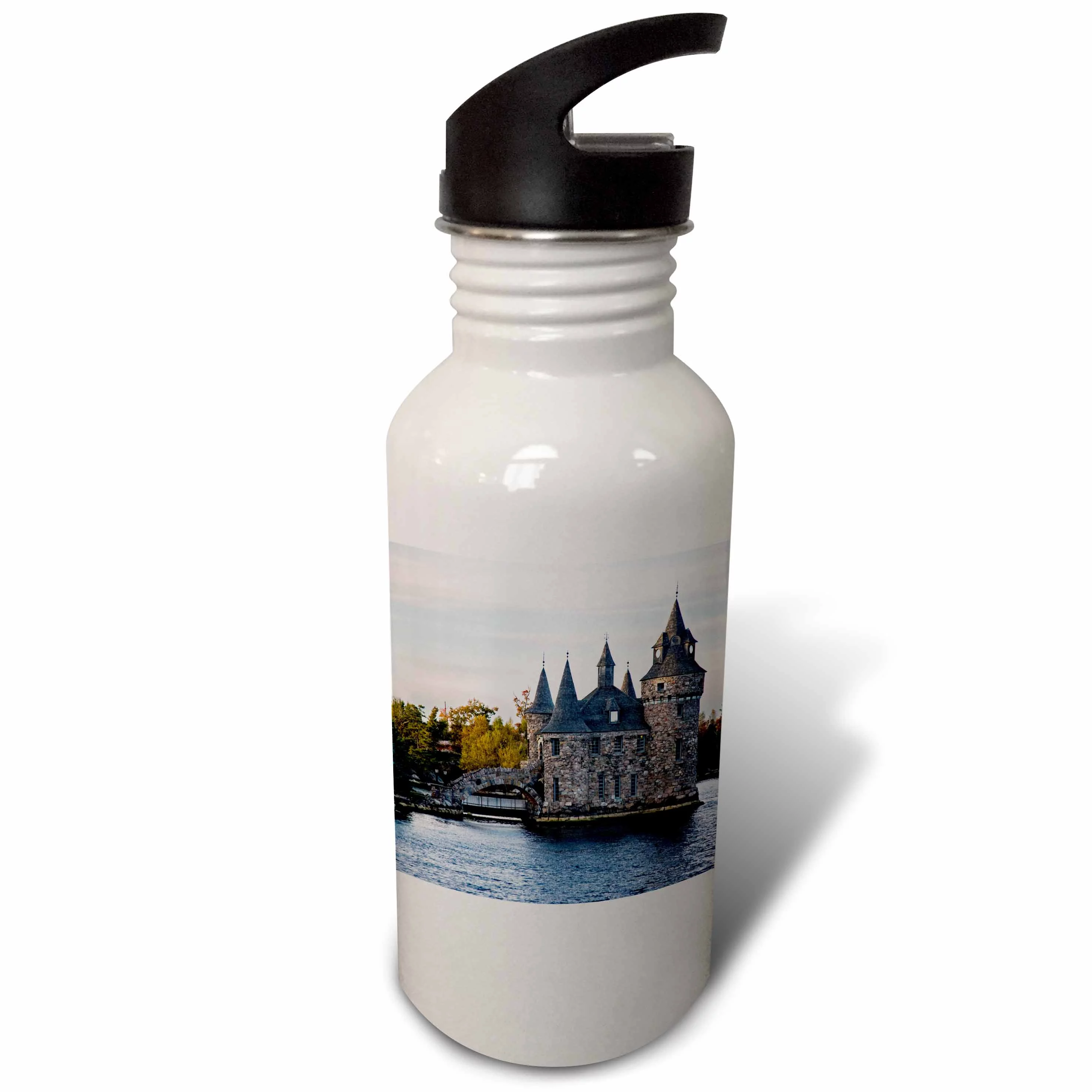 Boldt Castle, St Lawrence River, New York - US33 JRE0039 - Joe Restuccia III 21 oz Sports Water Bottle wb-93099-1