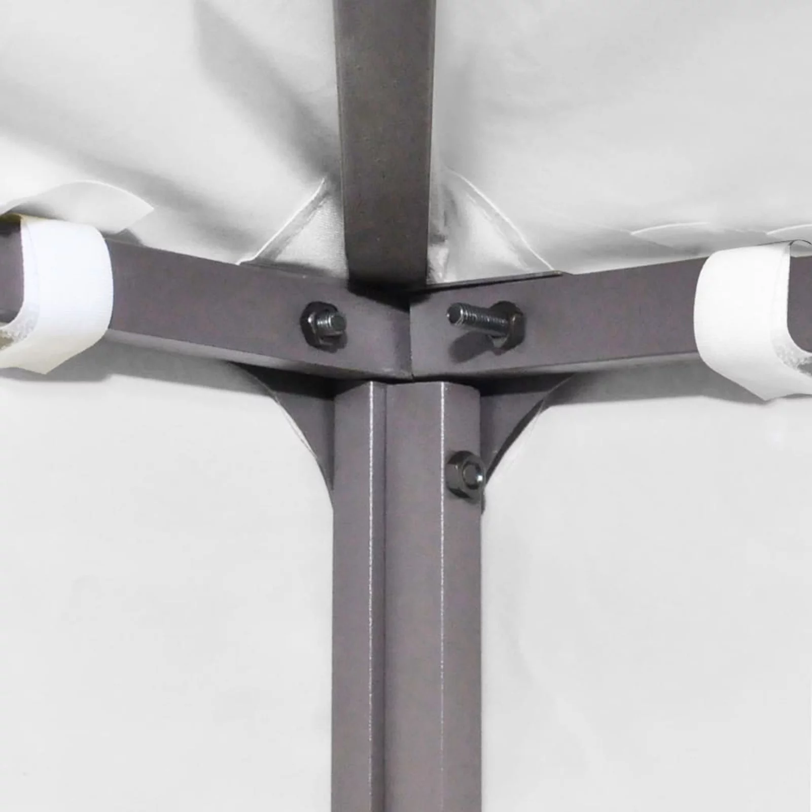 Dcenta 2-Tier Gazebo Top Cover Garden Canopy Replacement Cover with PVC Coating Sun Shade Shelter White for Party, Wedding Tent, BBQ, Camping, Pavilion Cater Tent 9.8ft x 9.8ft (L x W)