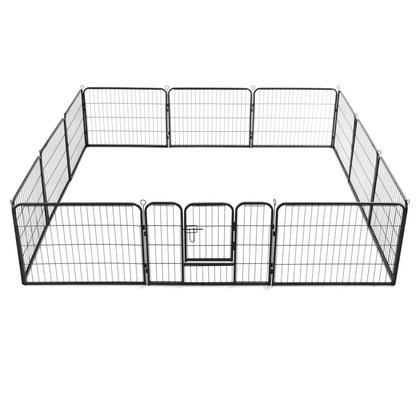 Andoer Dog Playpen 12 Panels Steel 31.5