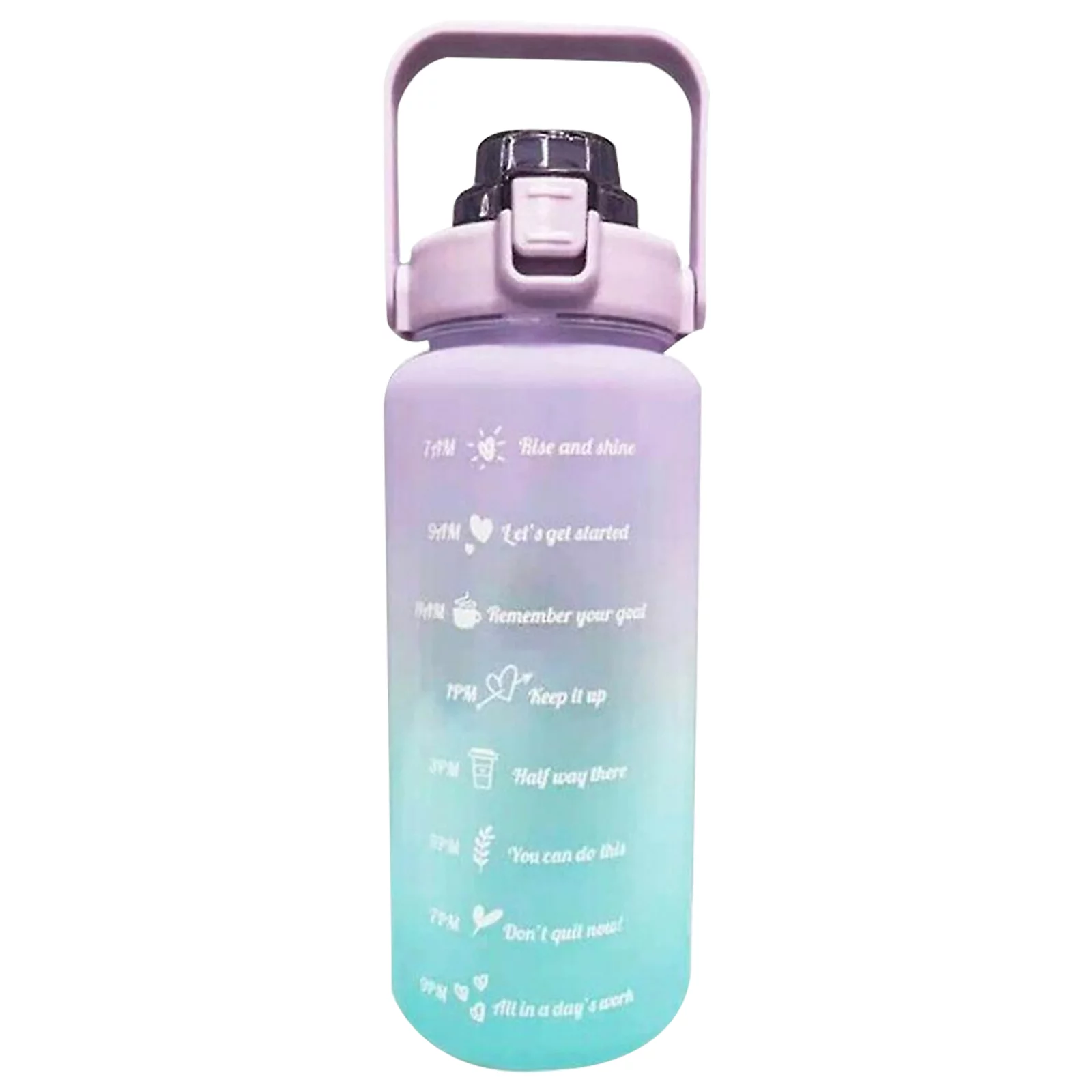 DOWILIN Outdoor Water Bottle Time Marker 2l Motivational Bottle Gifts