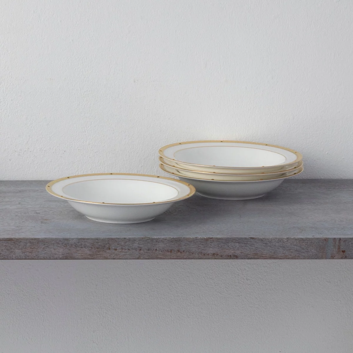 Noritake Rochelle Gold Set of 4 Fruit Bowls