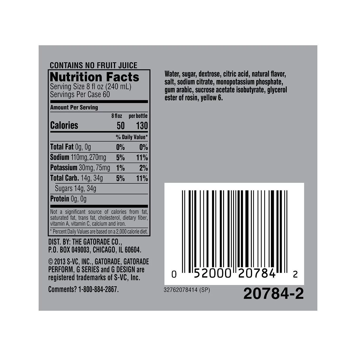 Gatorade Orange - 24/20oz bottles