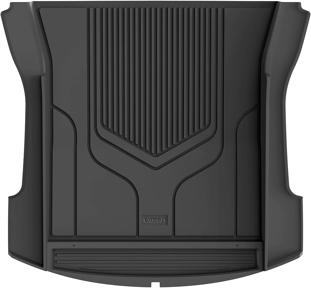 LASFIT Liners 2017-2022 Tesla Model 3 Cargo Mats, TPE Material Non-Toxic & Smell, Black