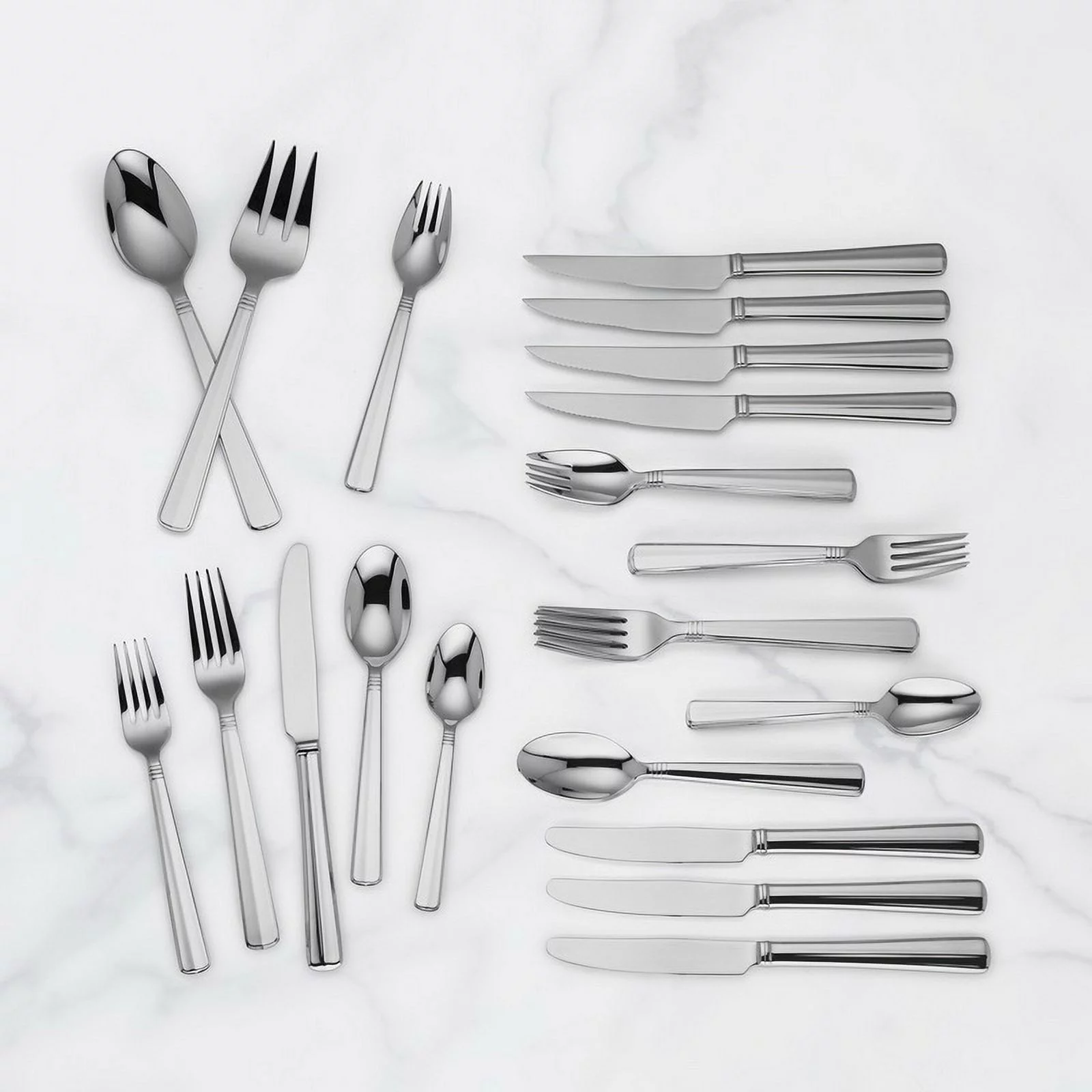 Lenox Ballard Court 18/10 Stainless Steel 30pc. Flatware Set