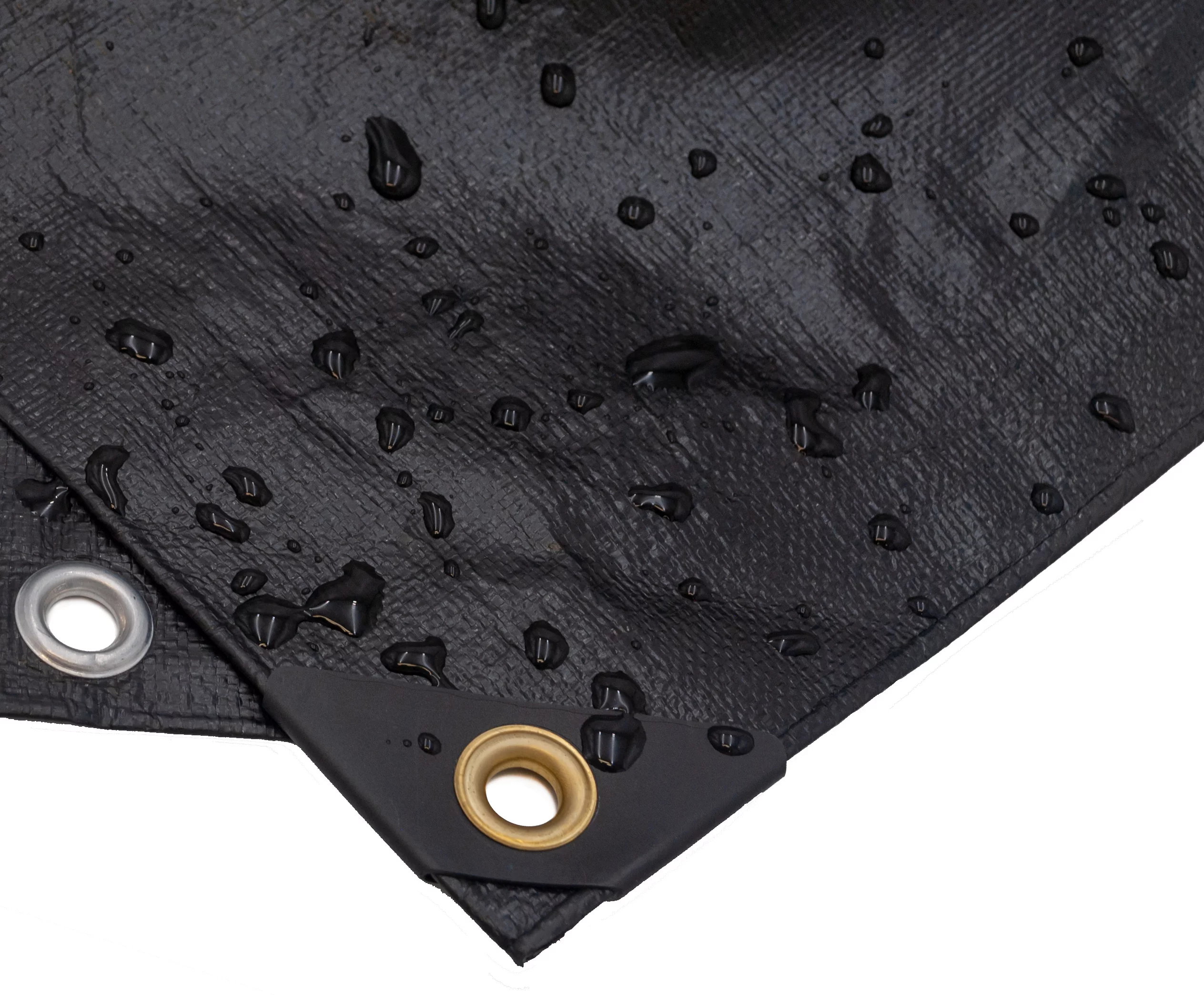 Harpster Tarps 20 ft. x 30 ft. Heavy Duty 6 oz. Black Poly Tarp 12 Mil Thick