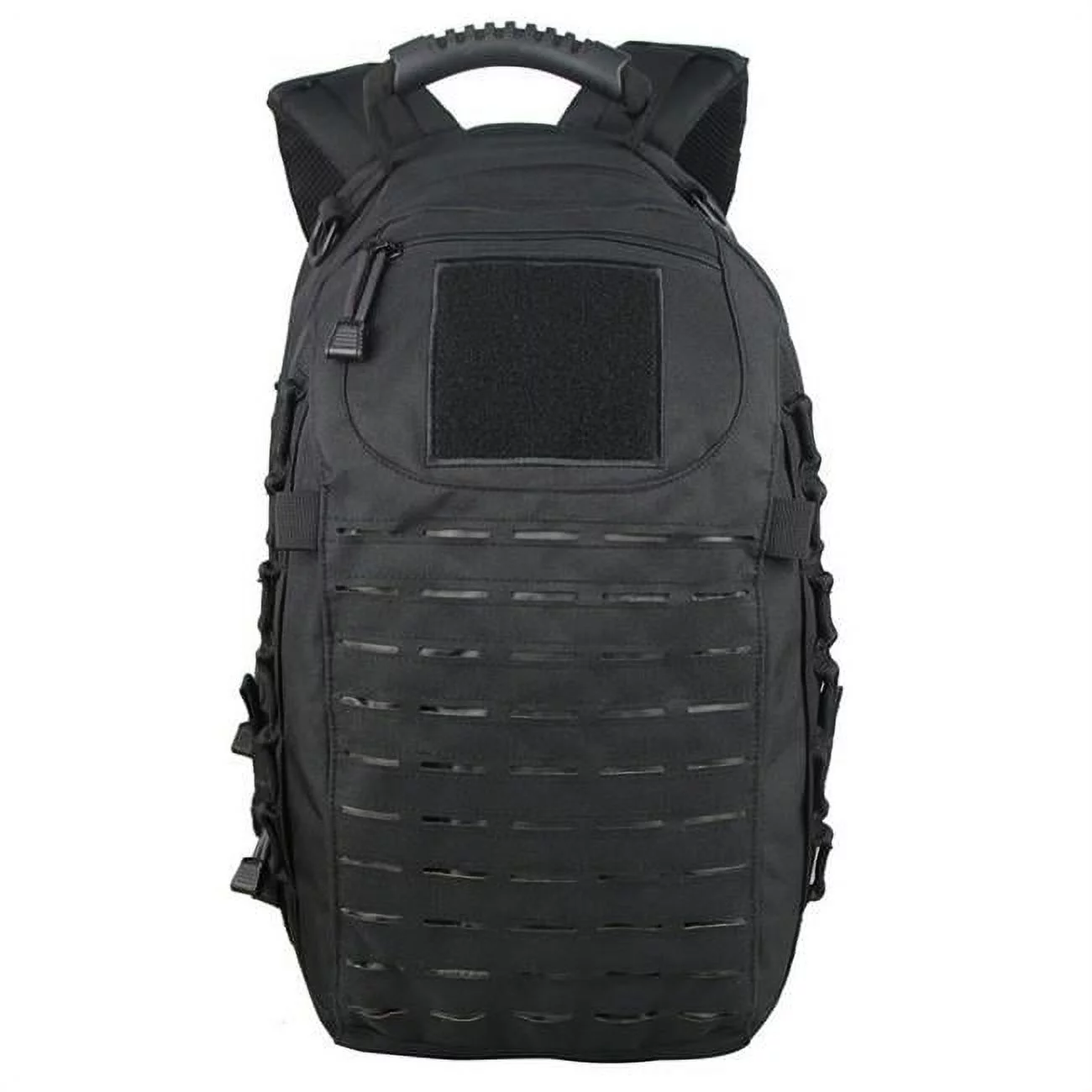 Armycamo LC18081B-BLK Mission Pack Laser Cut Large Hydration Hunting Backpack, Black