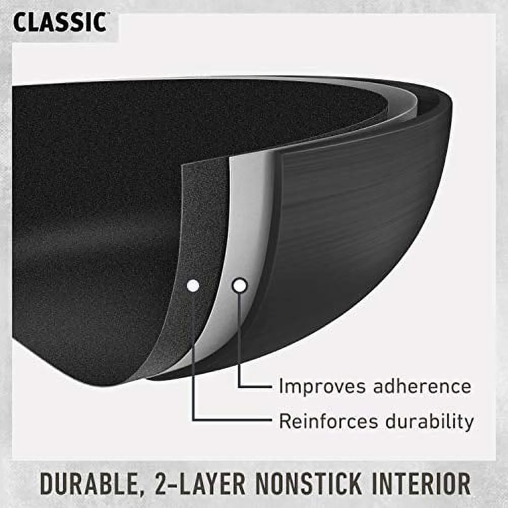 Calphalon Classic Hard-Anodized Nonstick Pots and Pans, 10-Piece Cookware Set (Used)