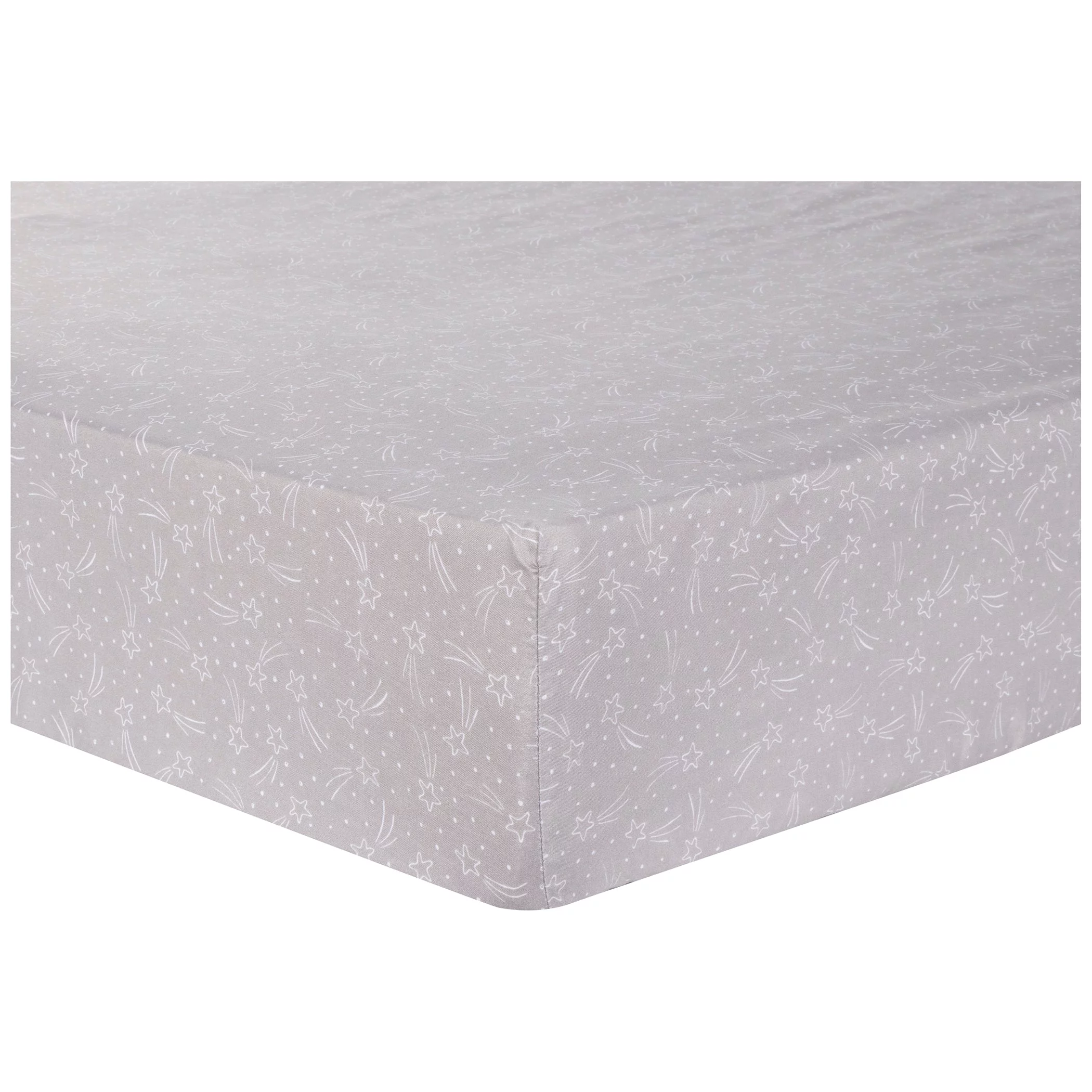 Sammy & Lou Rockets 2-Pack Microfiber Fitted Crib Sheet Set, Infant, 200 Thread Count