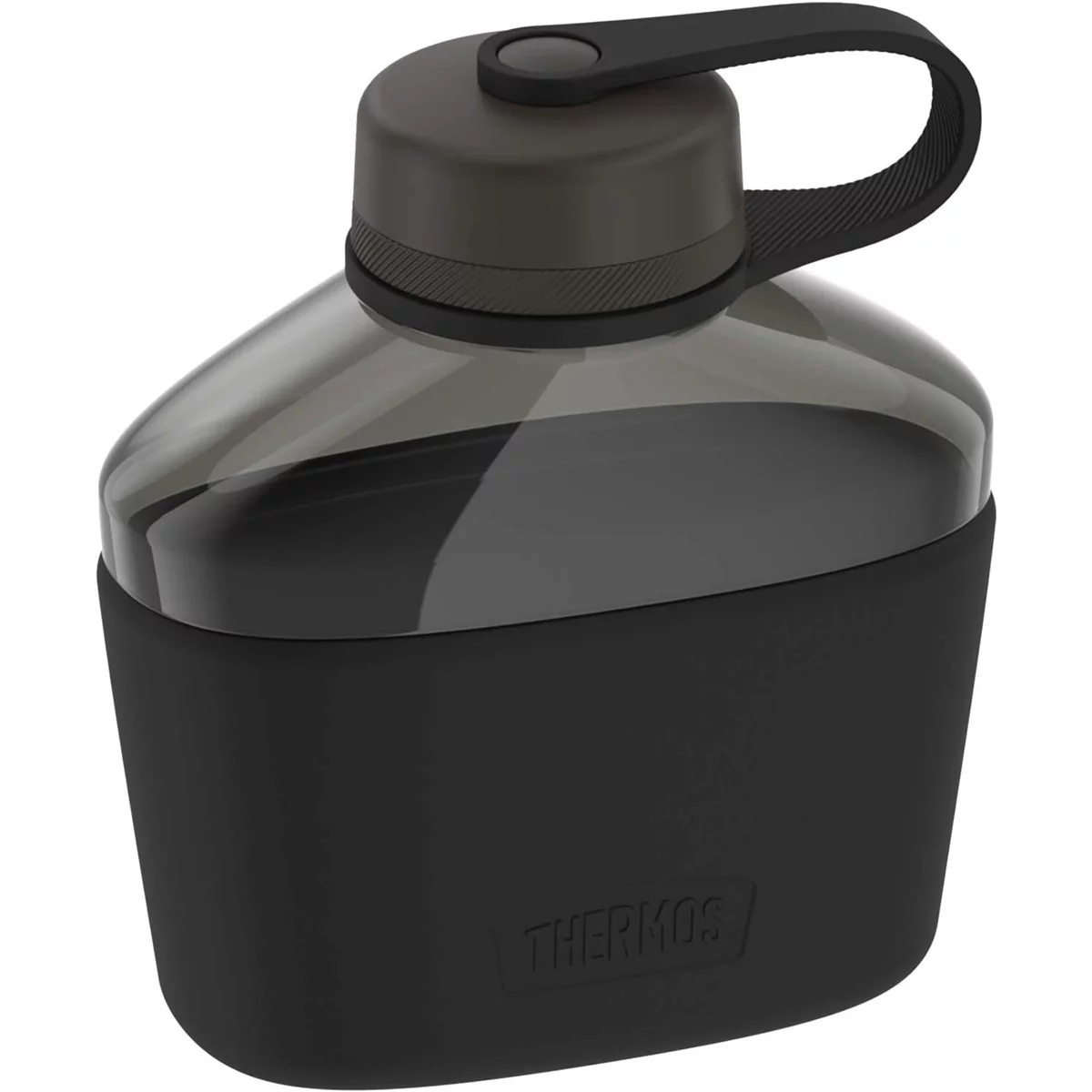 Thermos 32 oz. Alta Hard Plastic Canteen w/ Silicone Sleeve - Espresso Black