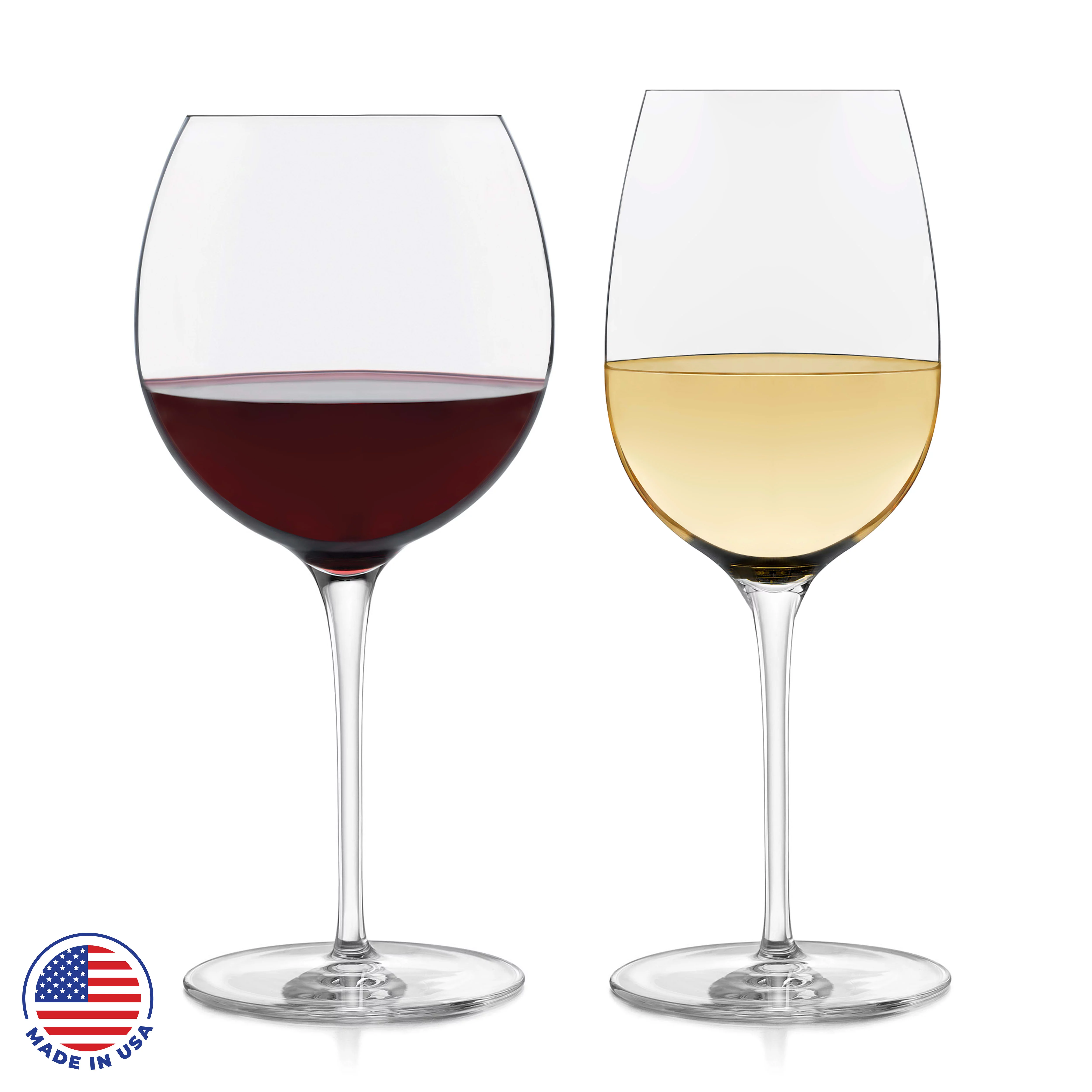 Libbey Signature Kentfield 12-Piece Wine Glass Party Set for Red and White Wines