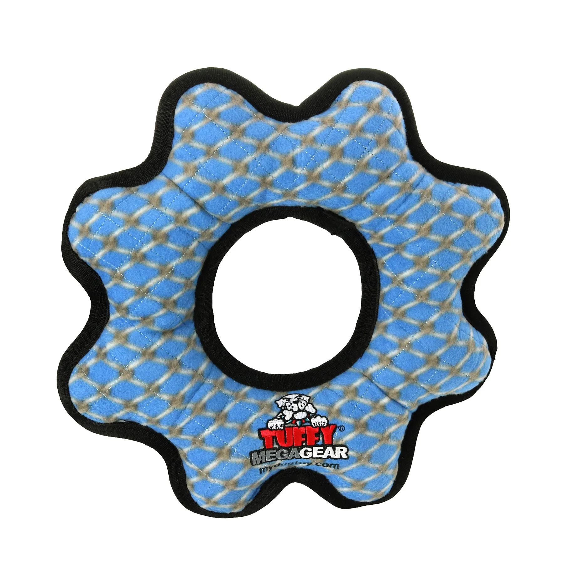 Tuffy Mega Gear Ring Chain Link, Durable Dog Toy