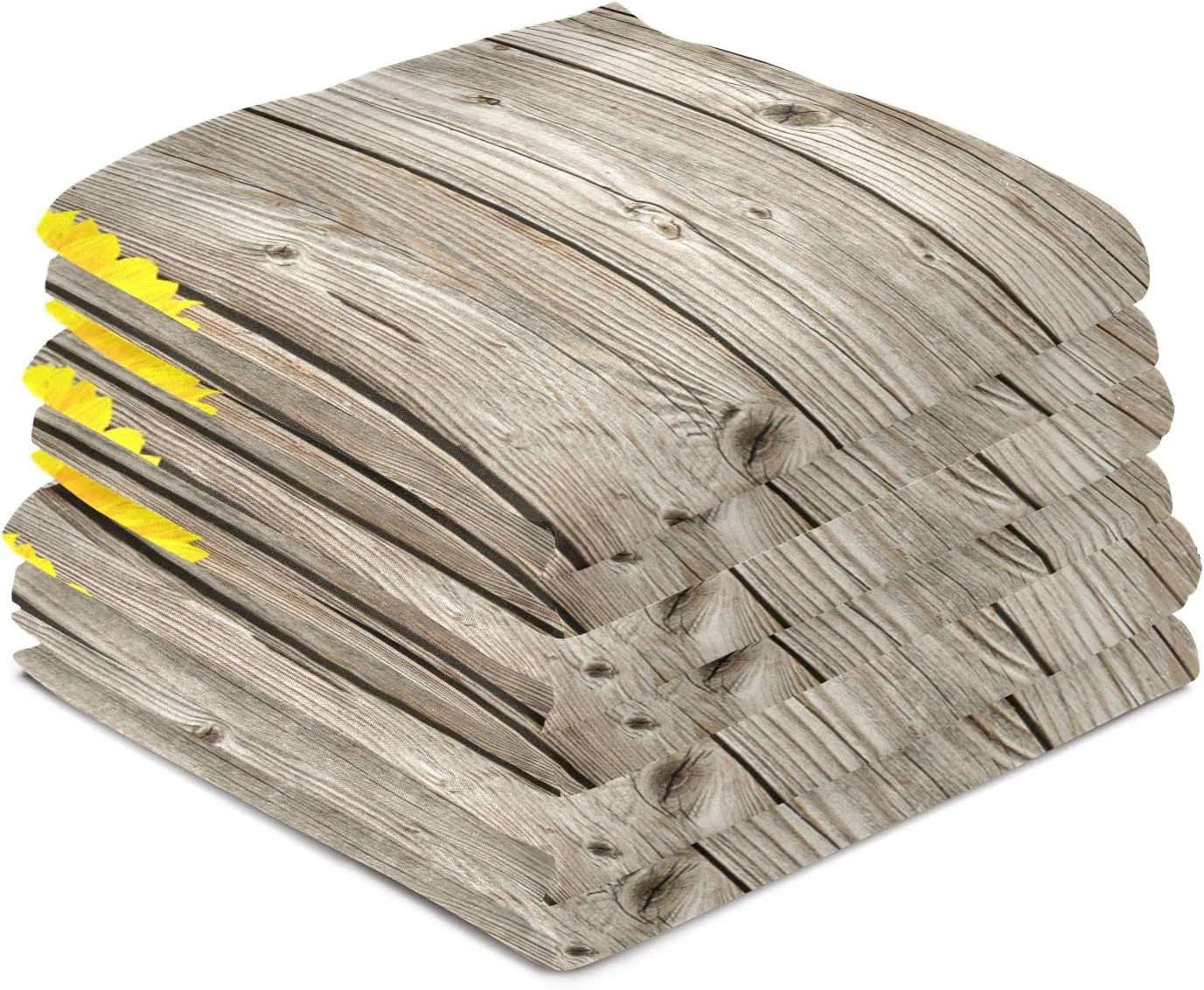 GZHJMY Retro Sunflowers on Wooden Kitchen Towels Set of 6 Dishcloths Hand Towels Tea Towels Ultra Absorbent for Cleaning Washing Drying Dishes Tableware 28'' x 18''