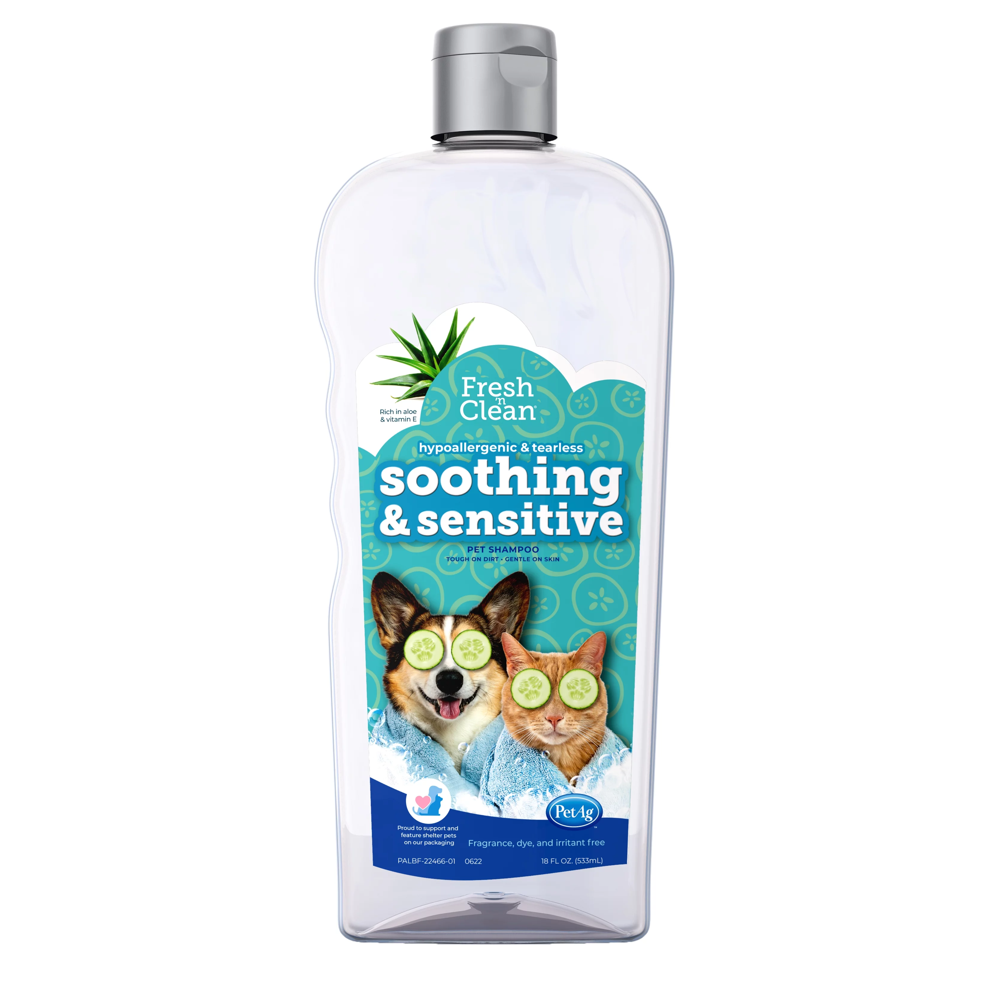 Fresh N Clean  18 oz Soothing & Sensitive Hypoallergenic Dog Shampoo