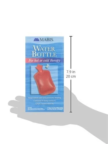 Mabis Dmi Healthcare Rubber Water Bottle, Red, One