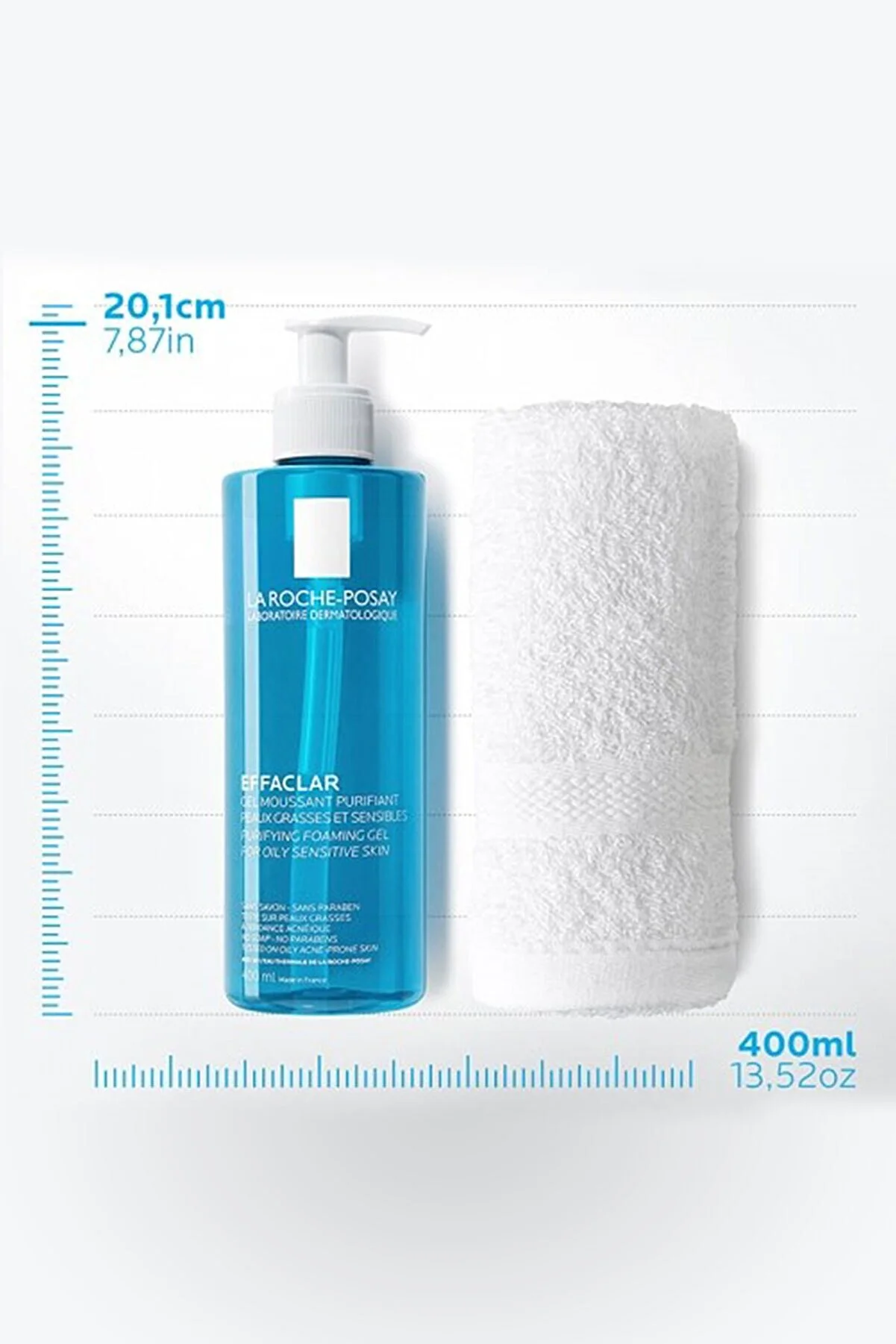 La Roche Posay Effaclar Cleansing Gel 400 ml - Oily and Acne Prone Skin