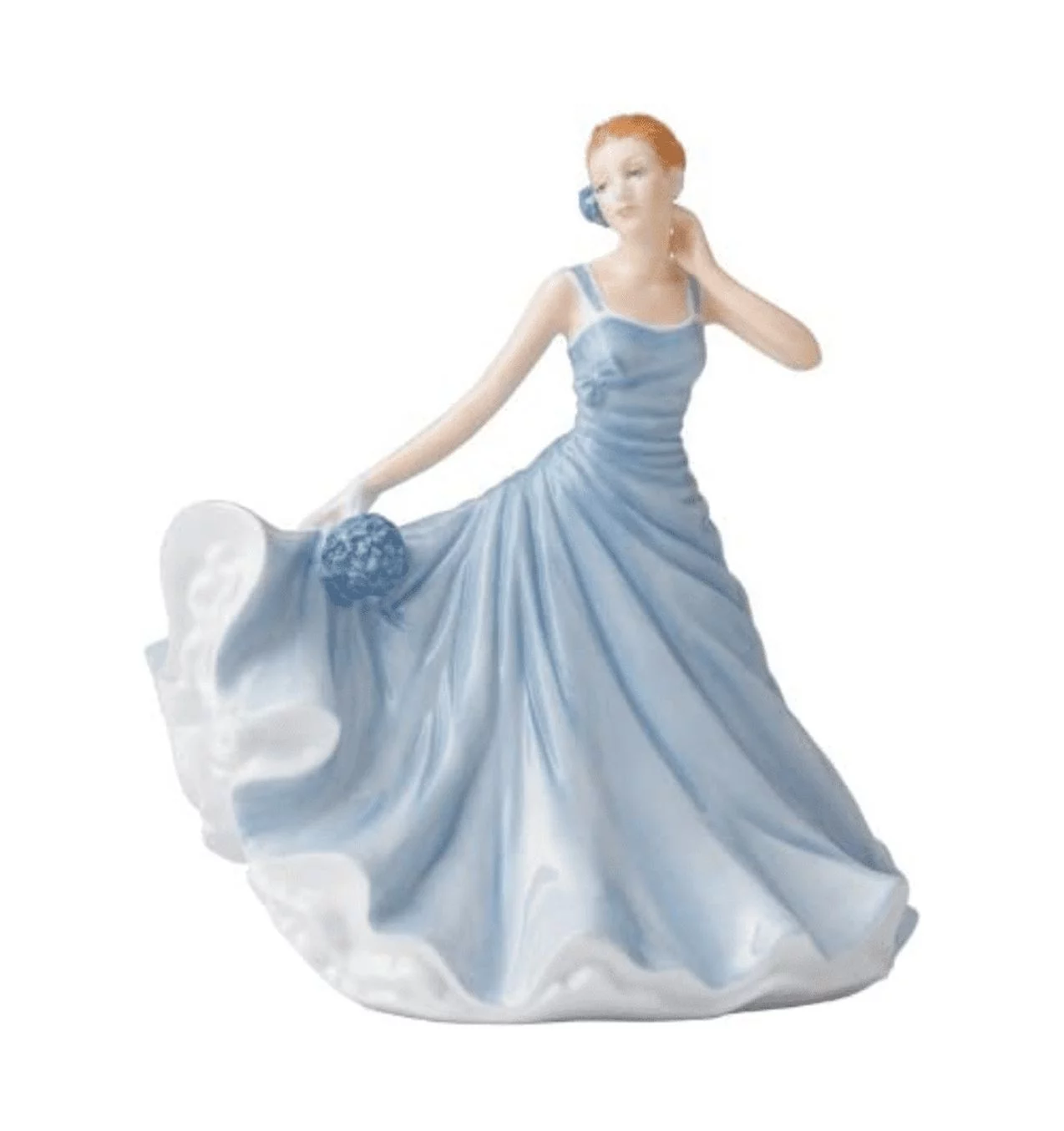 Royal Doulton Pretty Ladies Flower Of The Month October Hydrangea 6.7″