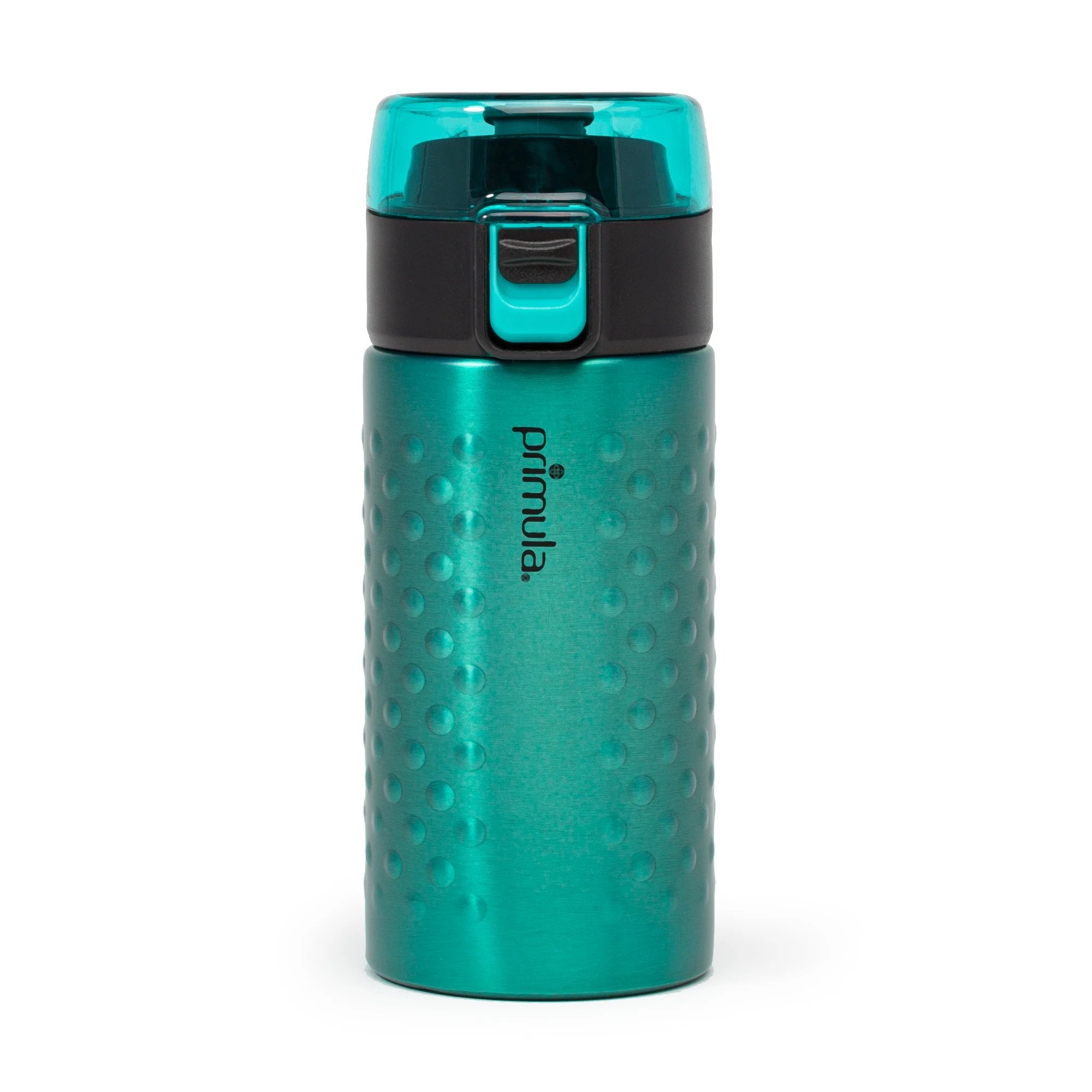 Primula Hamilton Tumbler 12 Ounce Vacuum Insulated Tumbler with Flip Top Lid, Double Wall Stainless Steel Travel Mug for Home, Office, Outdoors, Keeps Drinks Hot or Cold All Day, Teal
