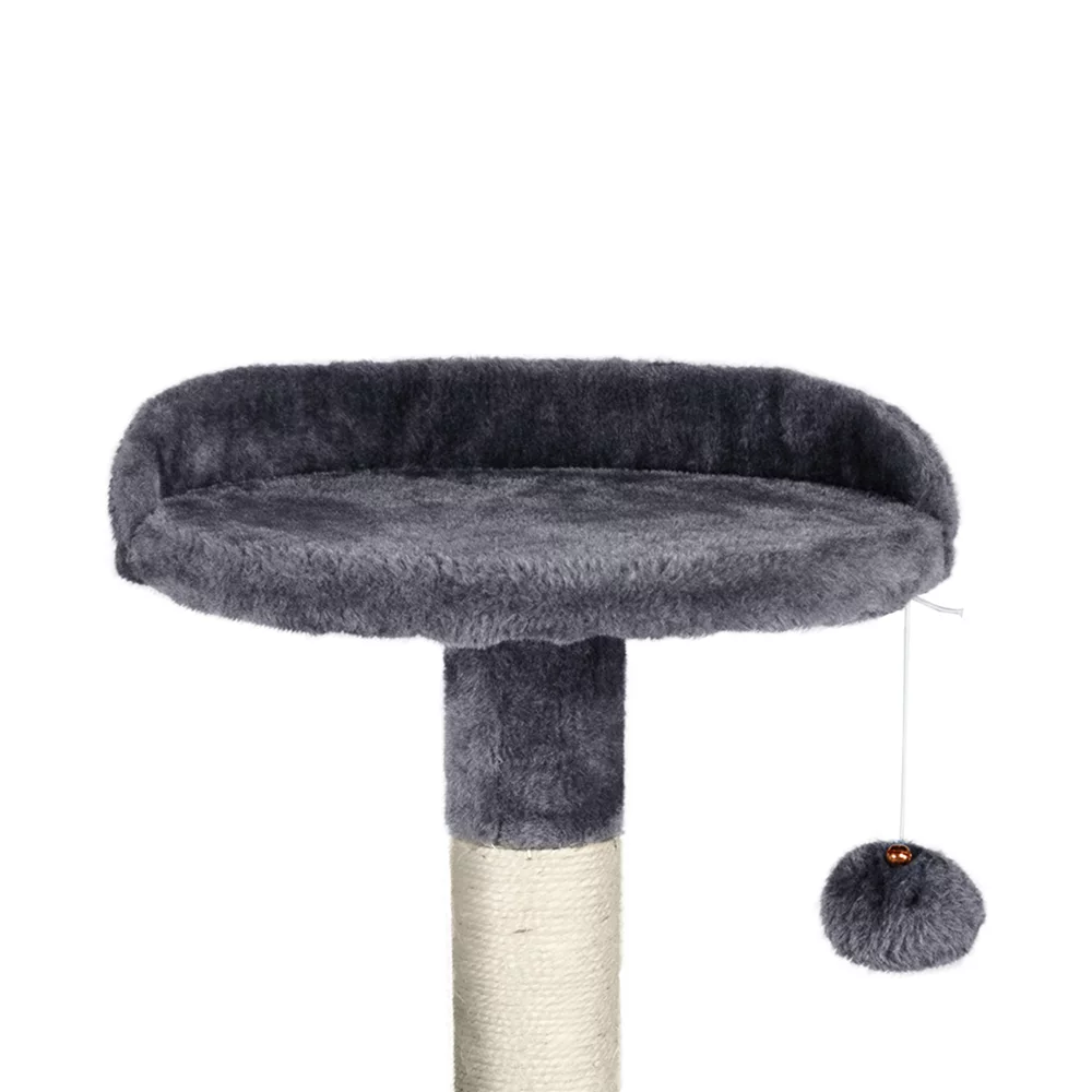 Yaheetech 51'' Cat Tree Condo Multilevel Cat Towers W/ Hammock Tunnel Scratching Post, Dark Gray