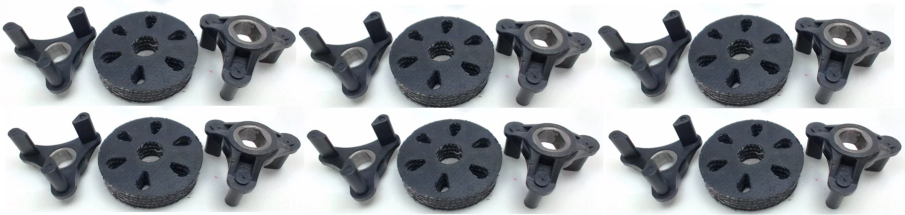 Heavy Duty Drive Coupler, 6 Pack for Whirlpool, AP3961972, PS1485647, 285852