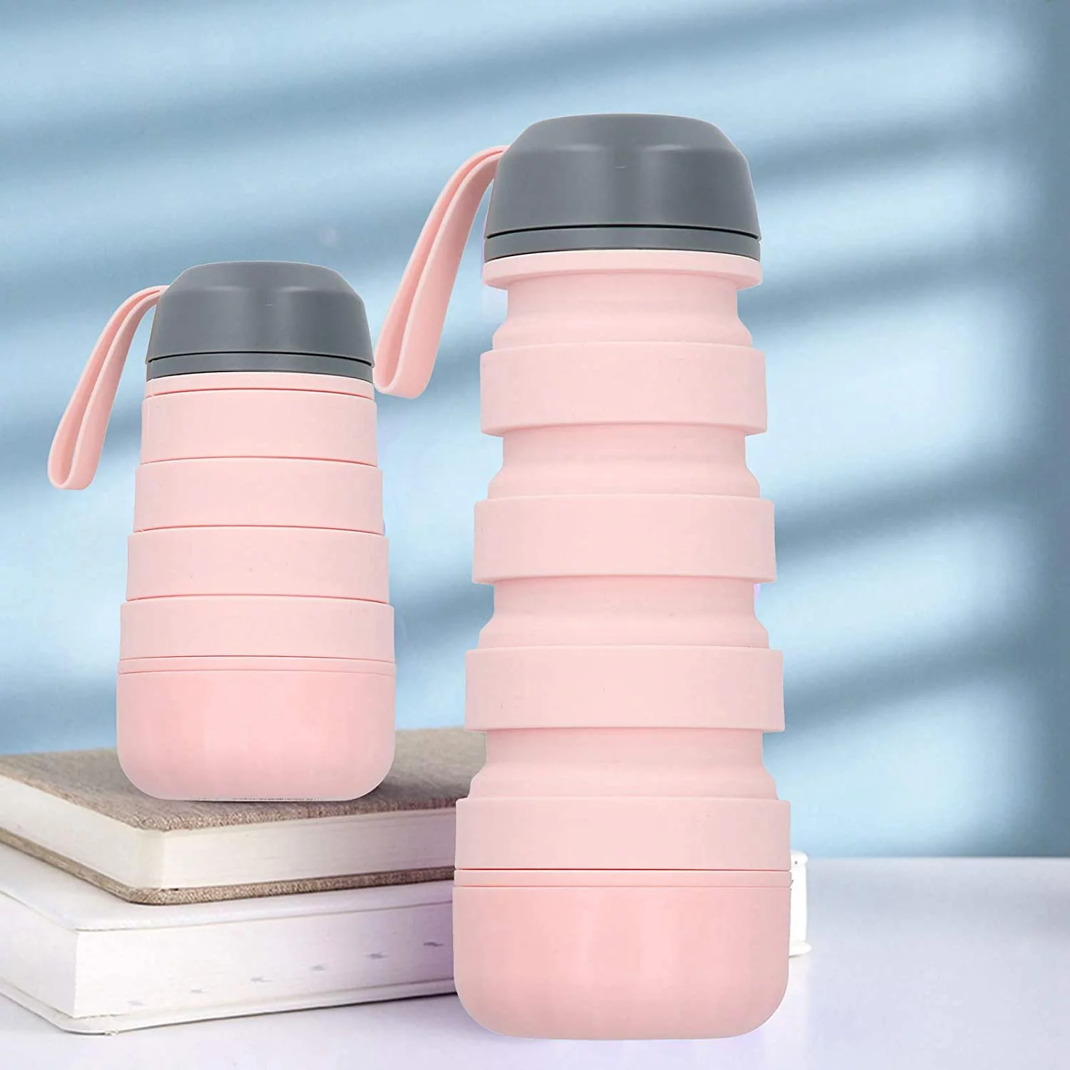 Wearu2011Resistant Water Bottle, Collapsible Kettle, Durable for Traveling Running