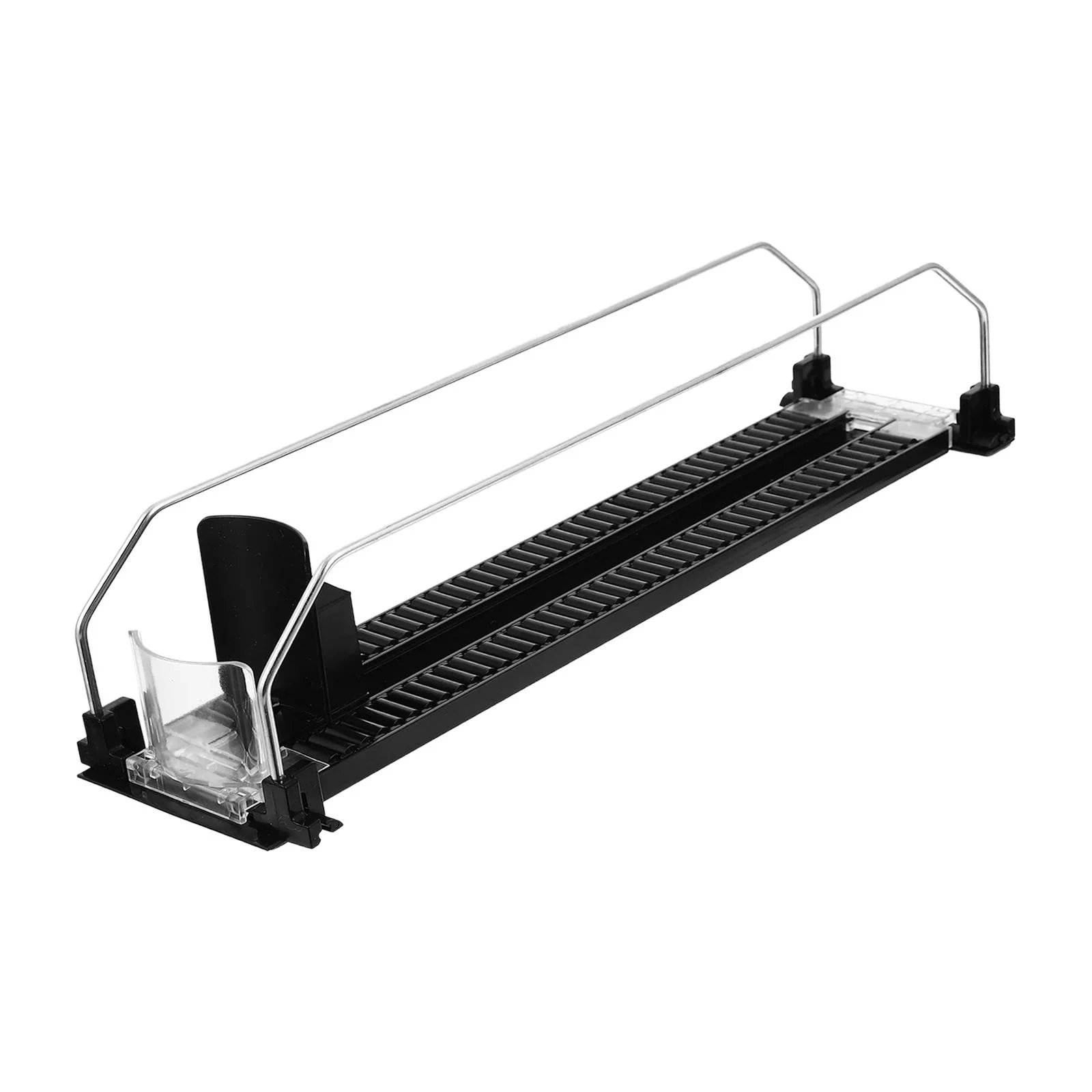 Drink Organizer Pusher Holder drink beverage Storage Reusable bottles kitchen Gadget Self Pushing Dispenser Can for Fridge Pantry Fittings 380-390mm