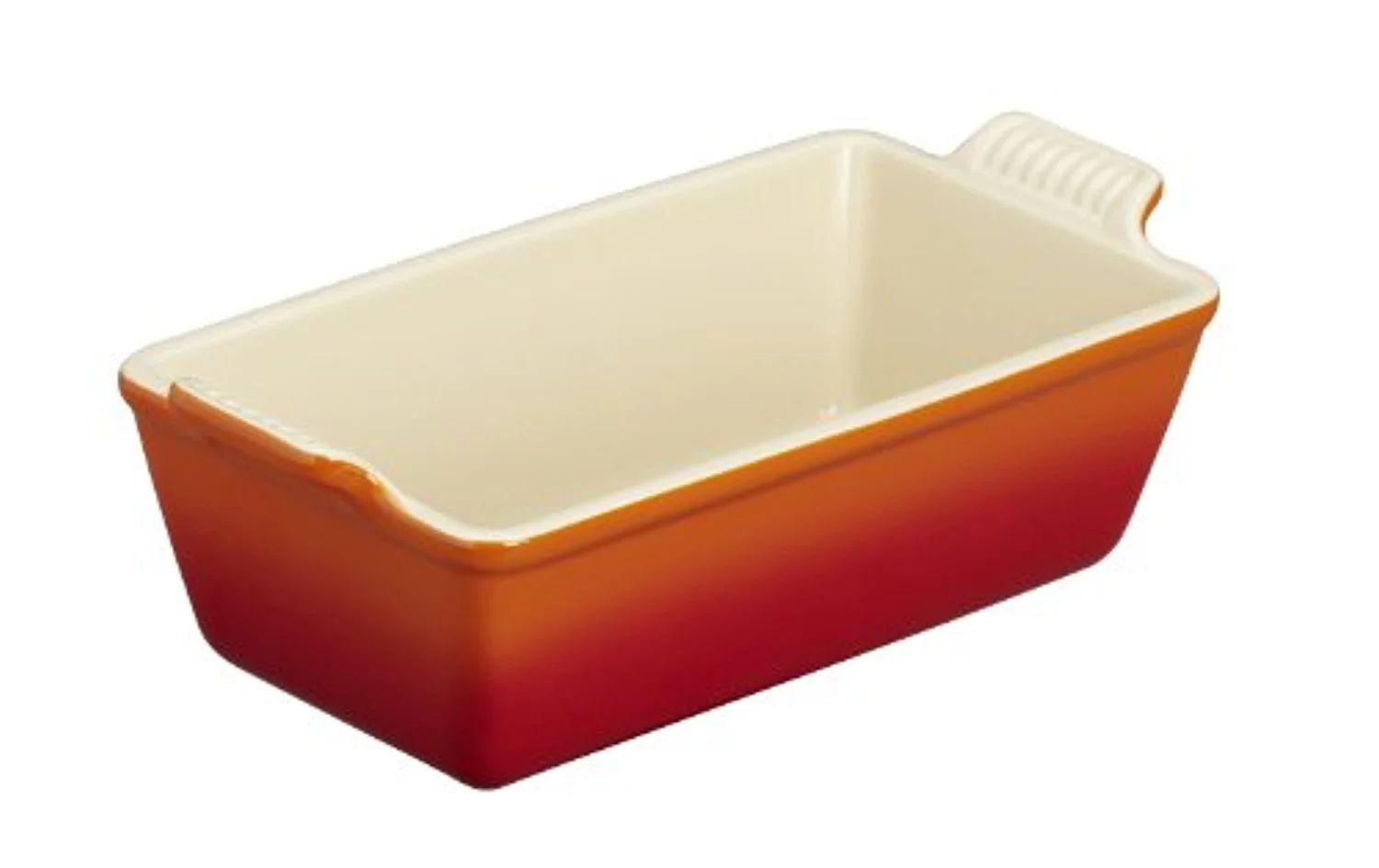Le Creuset Heritage Stoneware 1 1/2qt Loaf Pan, Flame