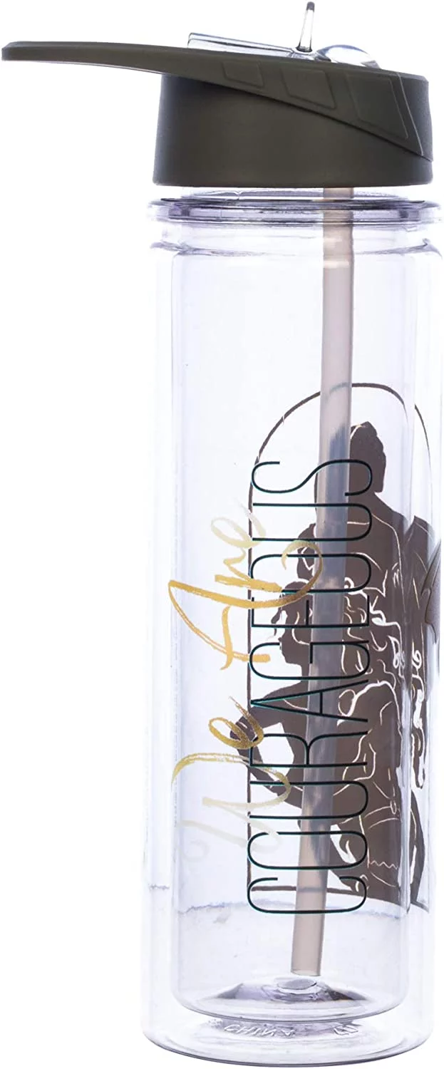 Disney Princess Courageous 16 oz. UV Double-Wall Tritan Water Bottle for girls