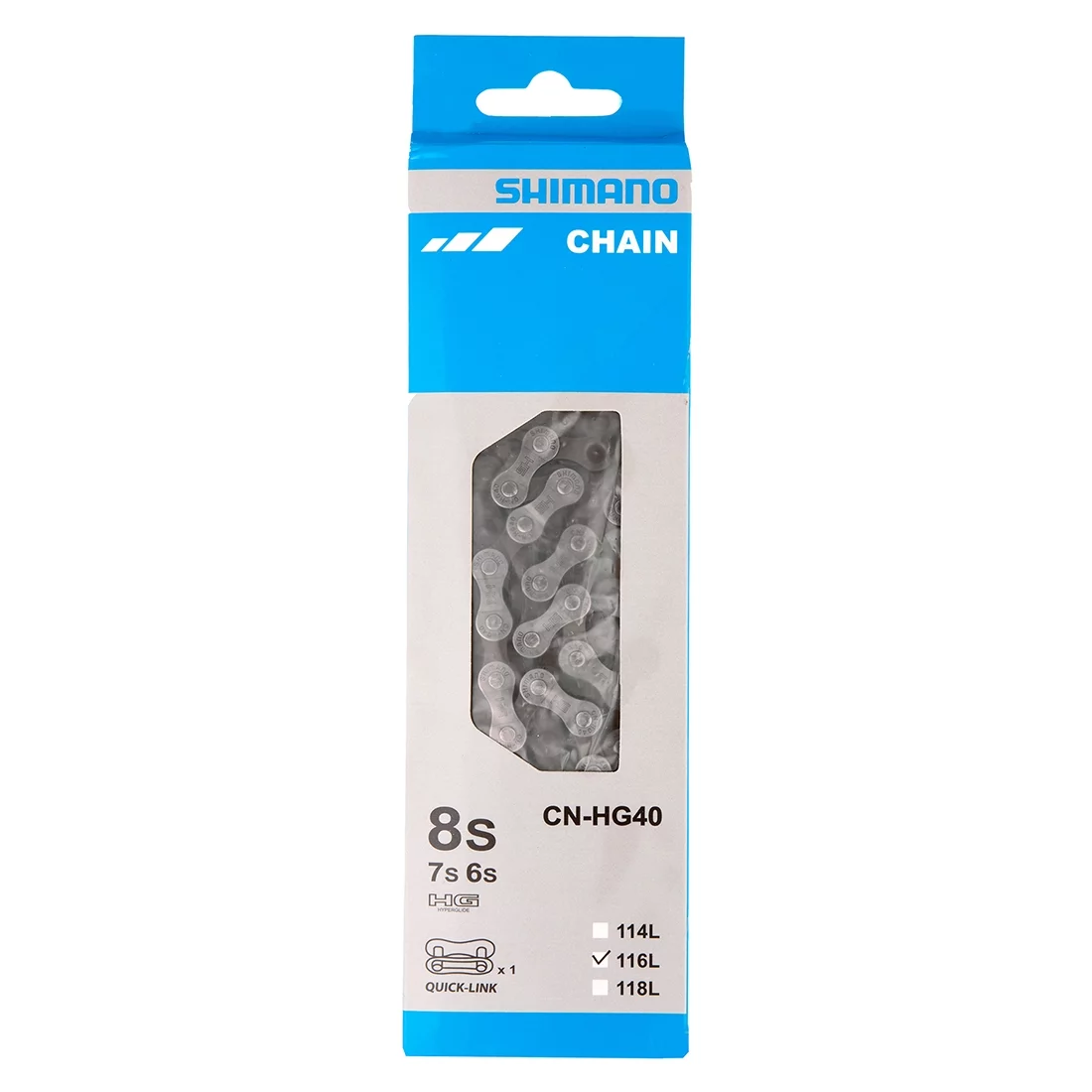 Shimano 6/7/8-Speed Chain CN-HG40 116-Links Mountain Road Bike Bicycle Chains