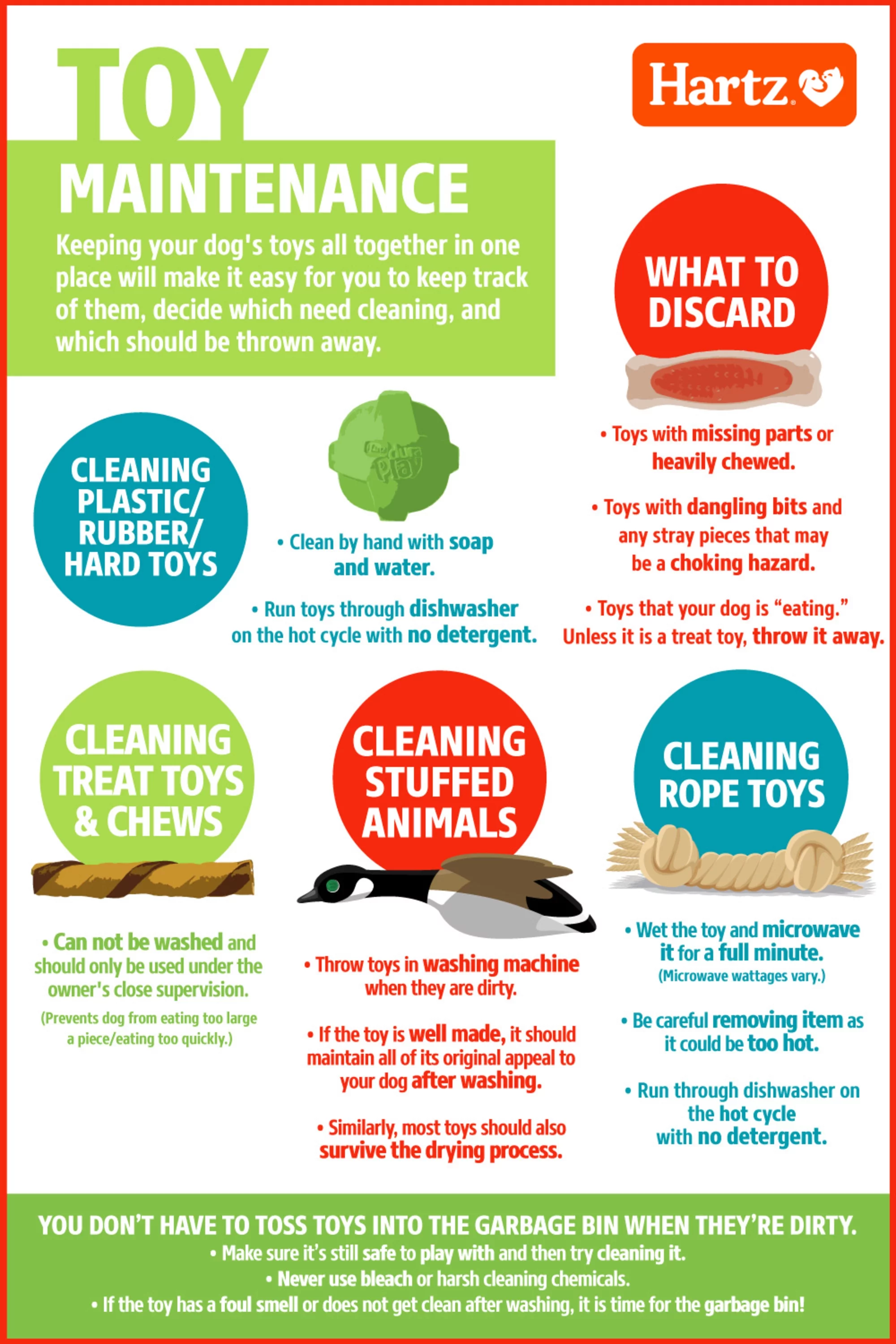 Hartz Dura Play Large Ball Dog Toy with Bacon Scent and Squeaker, 3 Pack