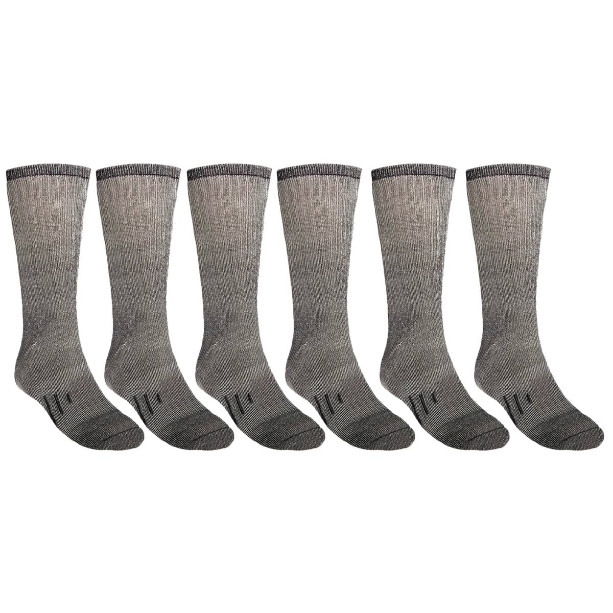 DG Hill 6 Pair Thermal 80% Merino Wool Socks Crew Winter Men’s Women’s Kids