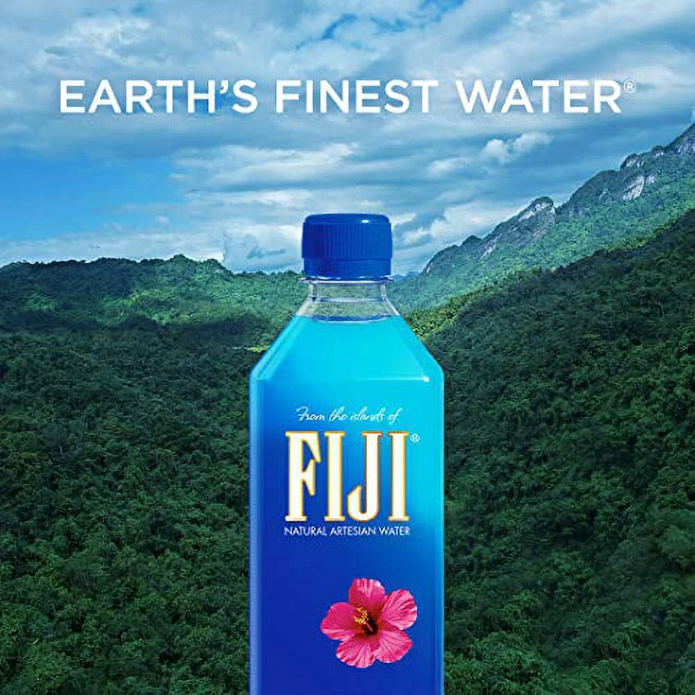 FIJI Natural Artesian Water, 16.9 Fl Oz Bottle (Pack of 24)