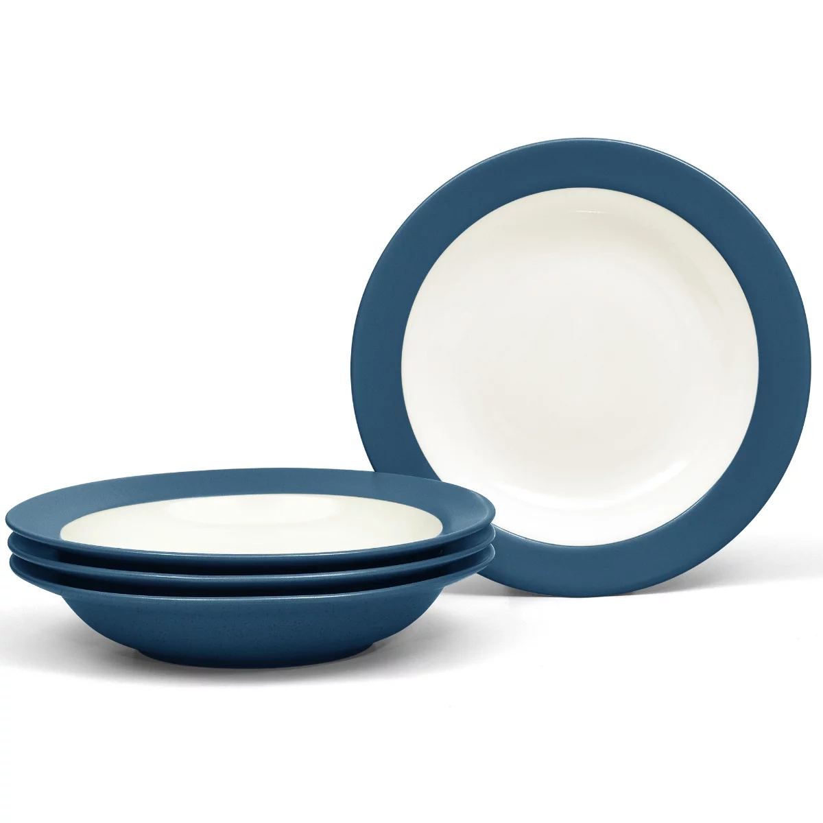 Noritake Colorwave Blue Set of 4 Pasta Bowls