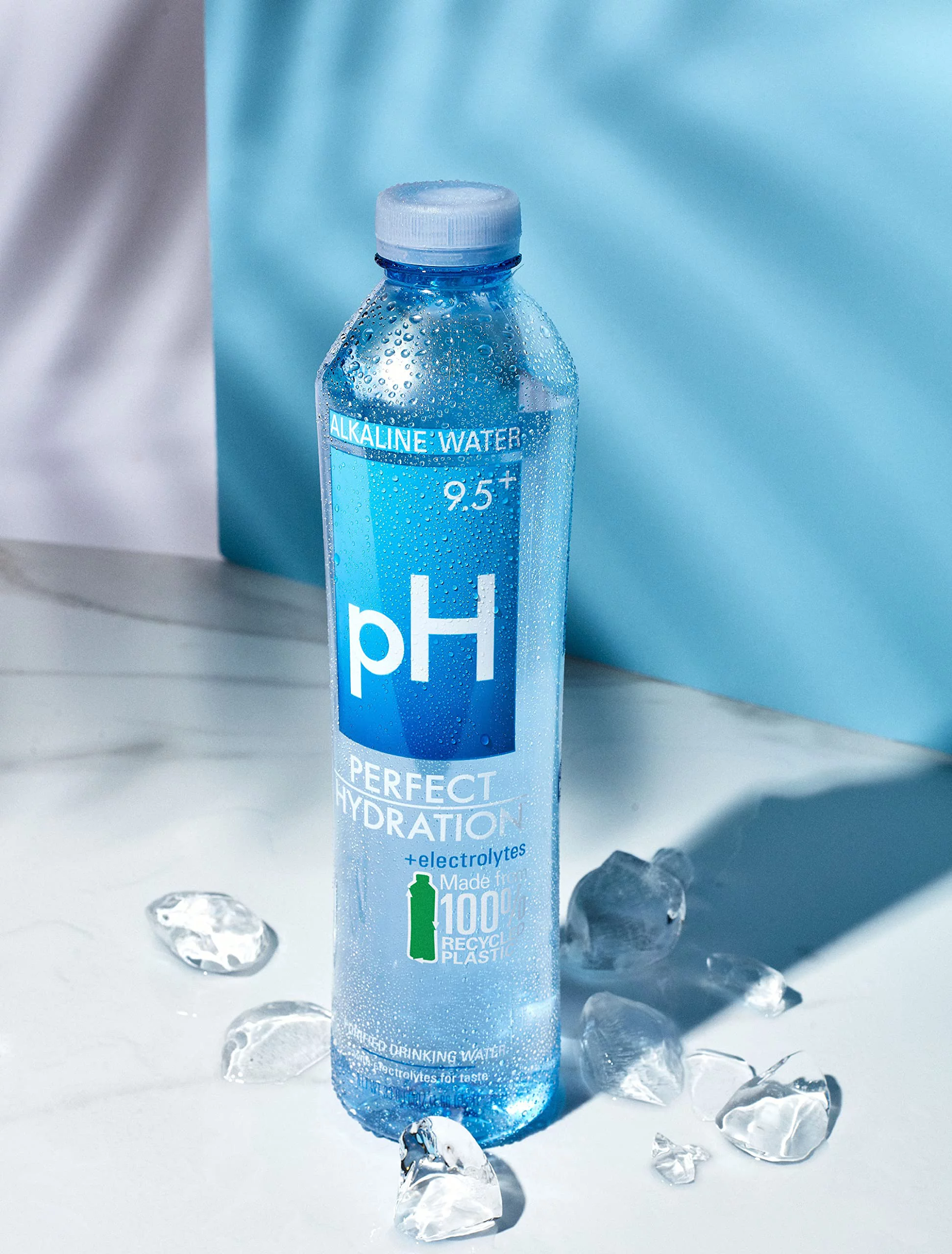 Perfect Hydration 9.5+ pH Electrolyte Enhanced Drinking Water, 33.8 Fl Oz (Pack of 12)