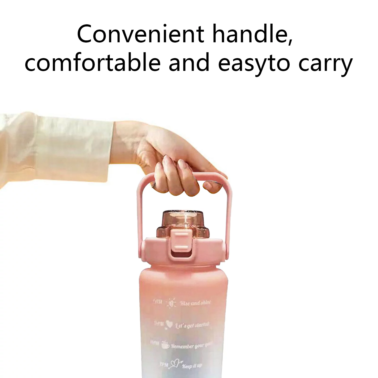 DOWILIN Outdoor Water Bottle Time Marker 2l Motivational Bottle Gifts