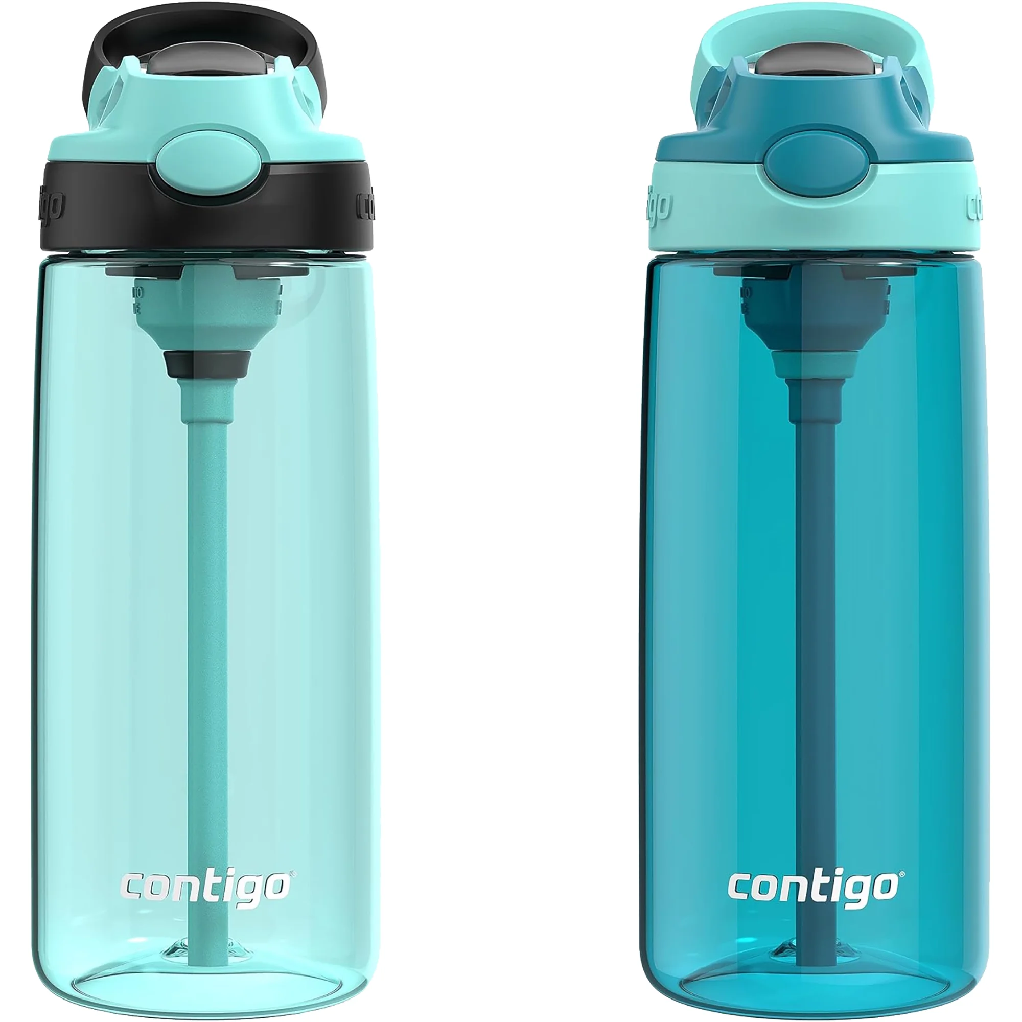 Contigo Kid's 20 oz. Aubrey Water Bottle 2-Pack - Jade Vine/Juniper