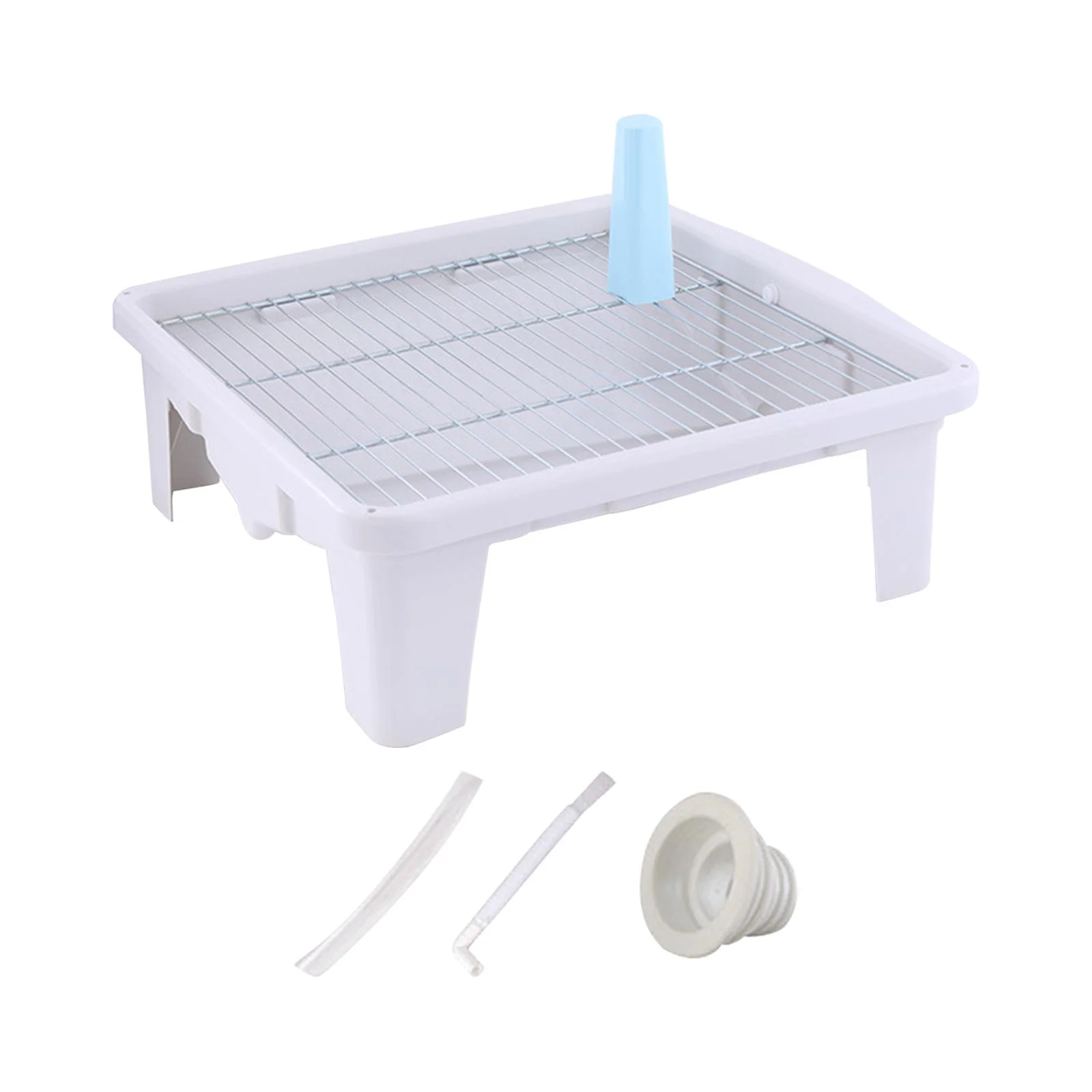 oshhnii Mesh Grids Pet Training Toilet Dog Supplies Reusable Pet Training Pad Holder White