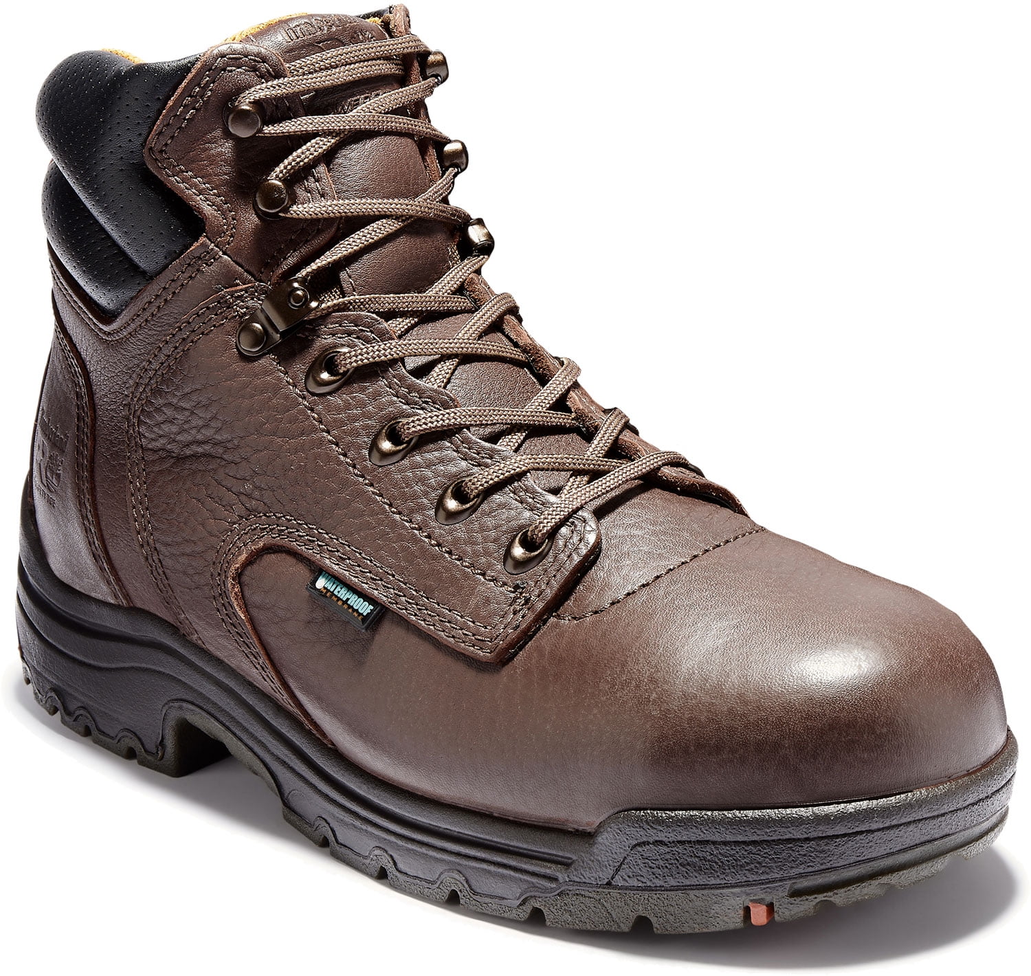 Timberland PRO  Dark Mocha, Men's, TiTAN Alloy Toe, EH, 6 Inch Work Boot (10.0 M)