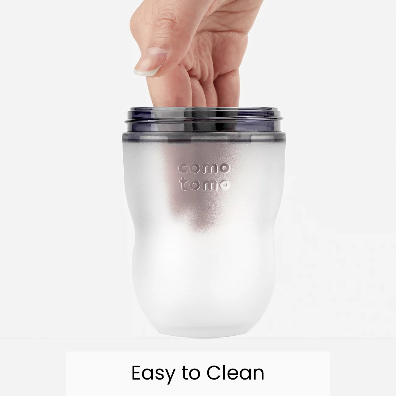 Comotomo Baby Bottle, Green, 8oz (2 Count)