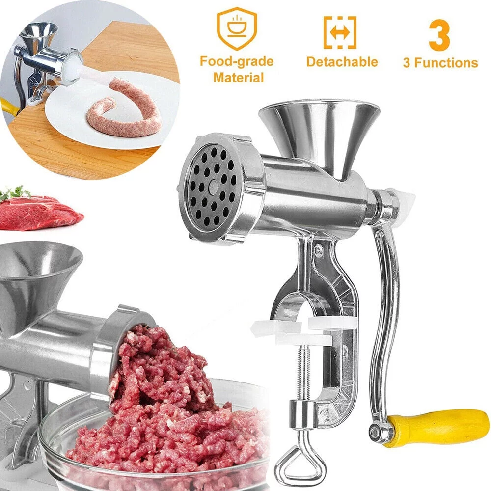 Jinyi Meat Grinder, Mincer Stuffer Hand Manual Filler Maker Machine Kitchen Tool