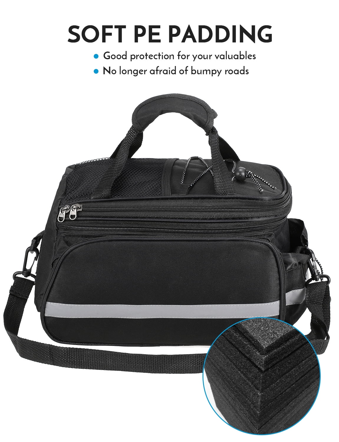 Lixada Bike Pannier,With Rain Cover Bike With Rain Rear Seat Mtb Bike With Seat Waterproof Mtb Waterproof Mtb Bike MewmewcatBike 13l Bike 13l Bike Rear