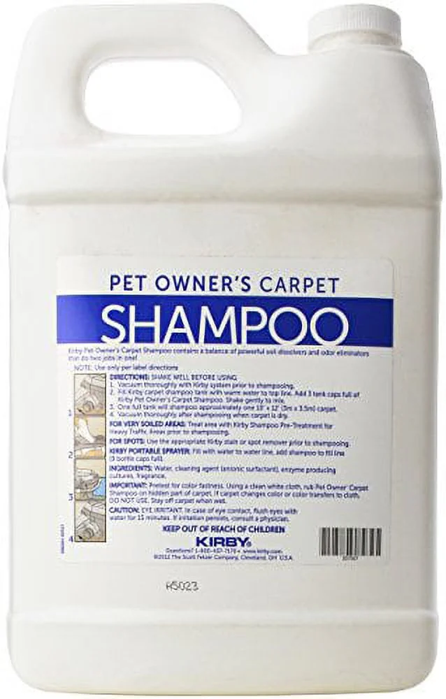 Genuine Kirby Pet Owners Foaming Carpet Shampoo (Lavender Scented)- 1 Gallon - #237507S.