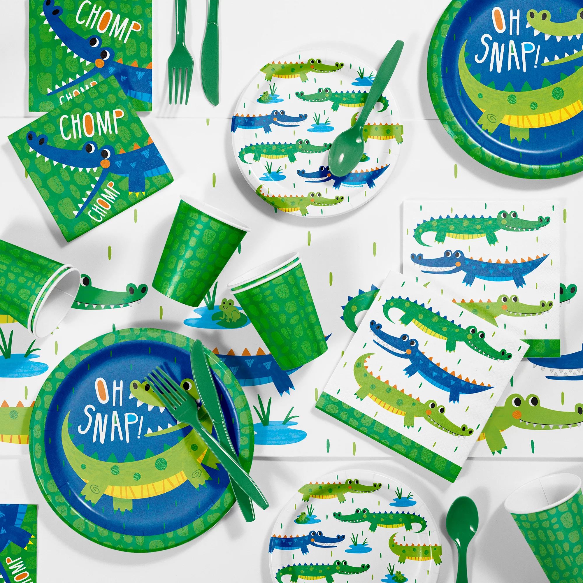 Alligator Birthday Deluxe Party Supplies Kit