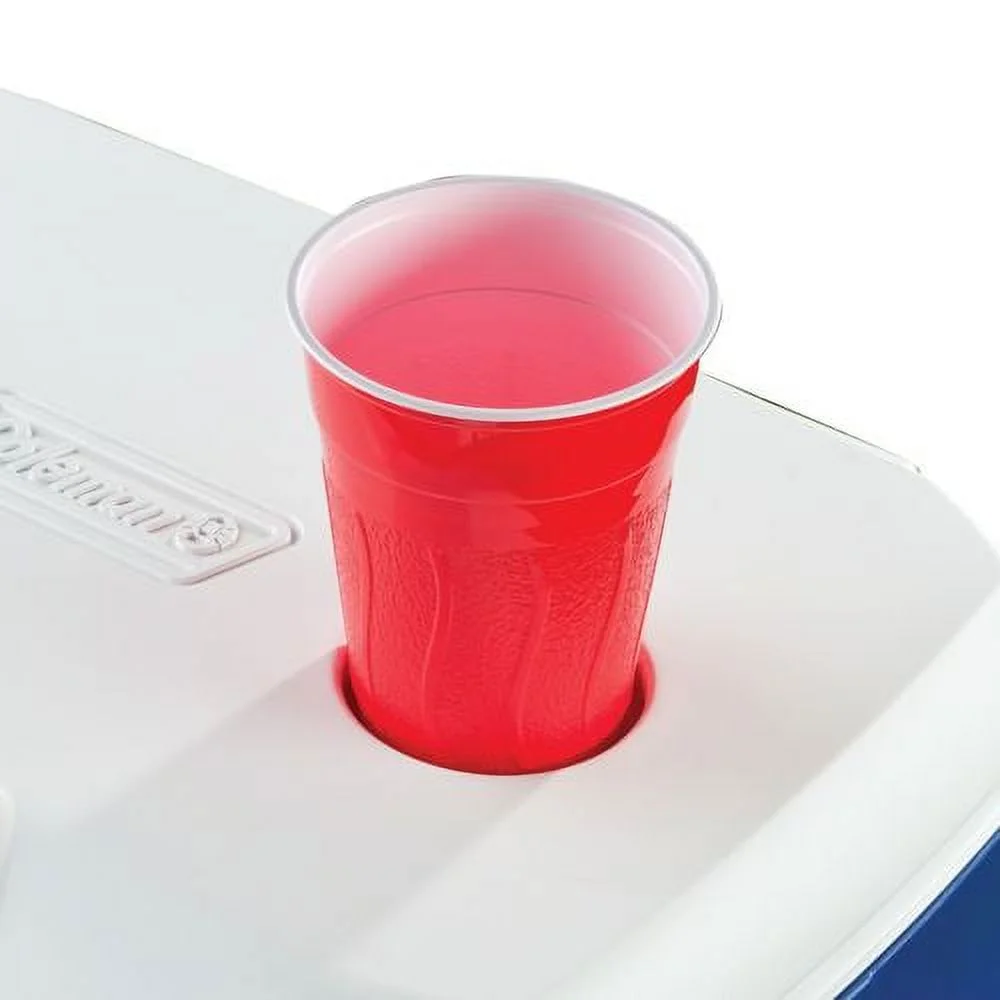 Coleman 30 Quart Cooler - 7.5gal - Thermozone Insulation - Blue Plastic